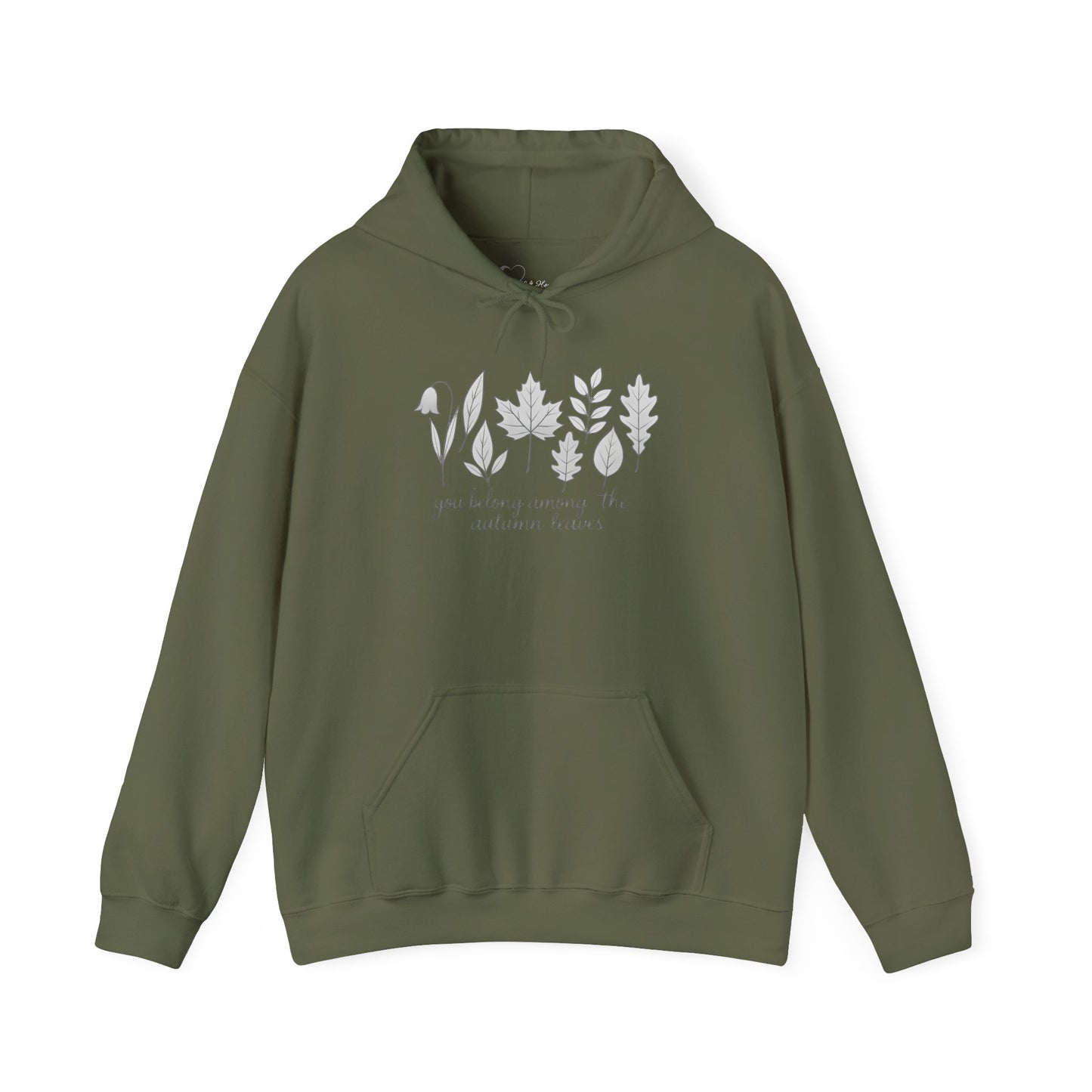 You Belong Among Autumn Leaves Hoodie | Fall Botanical Sweatshirt | Nature Poetry