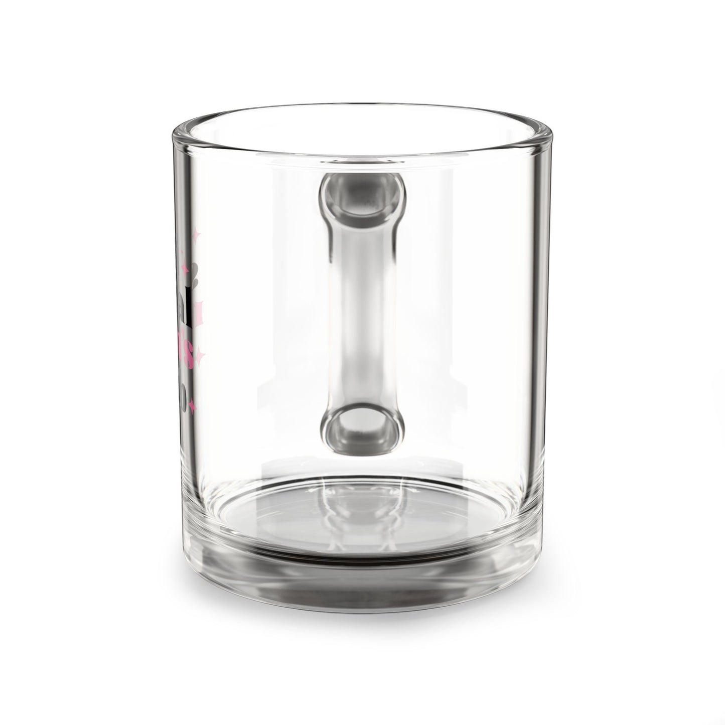 "Anti Social Mom's Club" Glass Mug | Funny Mom Coffee Cup | 16oz Clear Tea Mug | Daily Essentials Collection