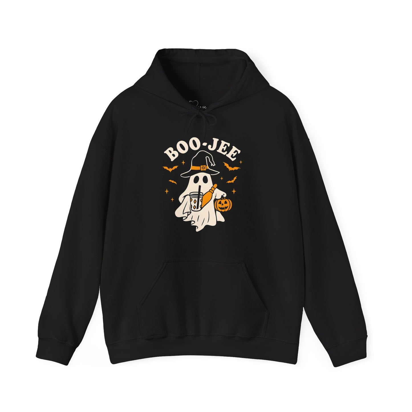 Boo-Jee Babe Hoodie - Trendy Halloween Ghost Witch Fashion