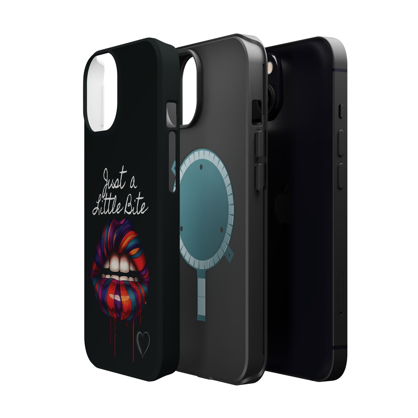 Just a Little Bite MagSafe iPhone Case - Edgy Halloween Vampire iPhone Protection