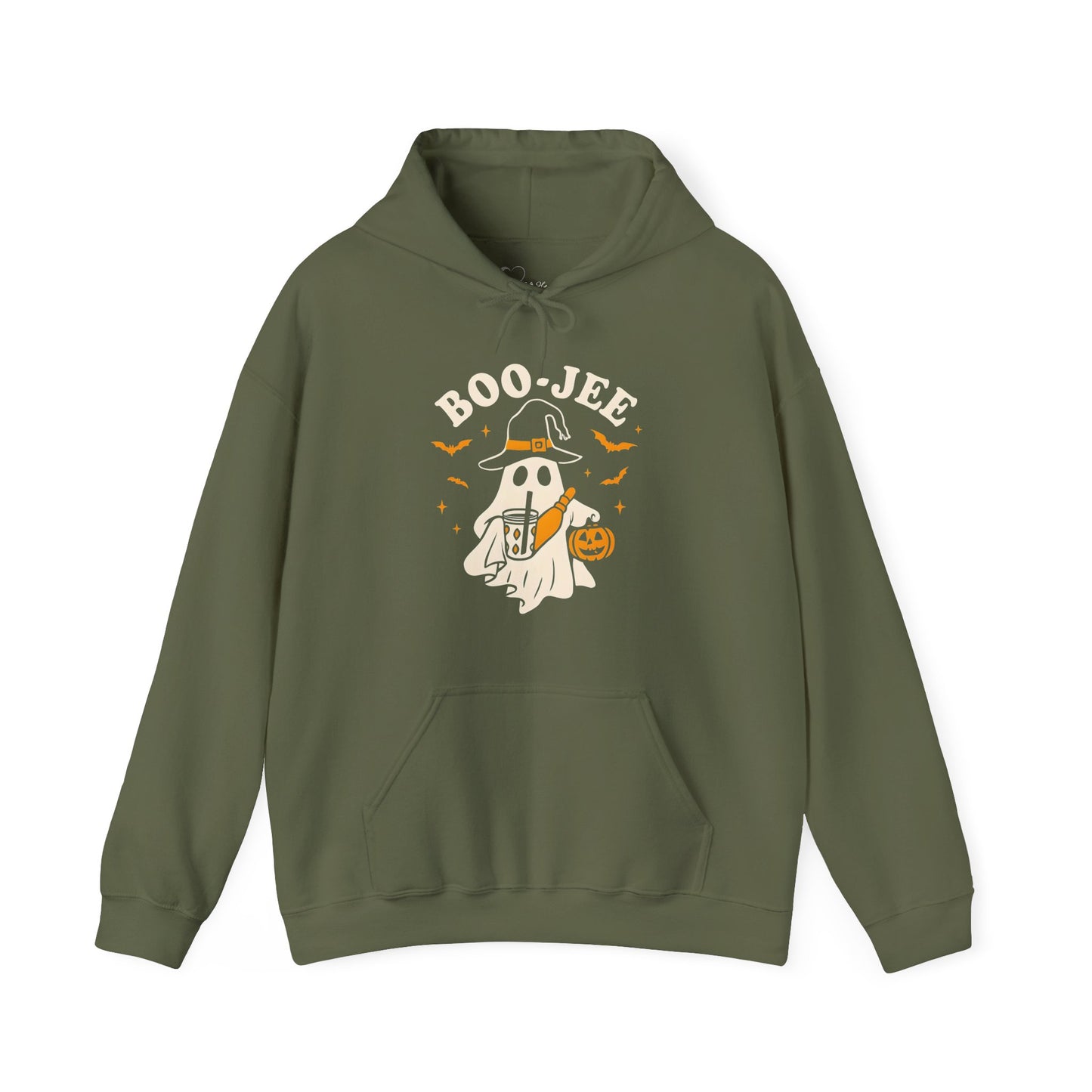 Boo-Jee Babe Hoodie - Trendy Halloween Ghost Witch Fashion