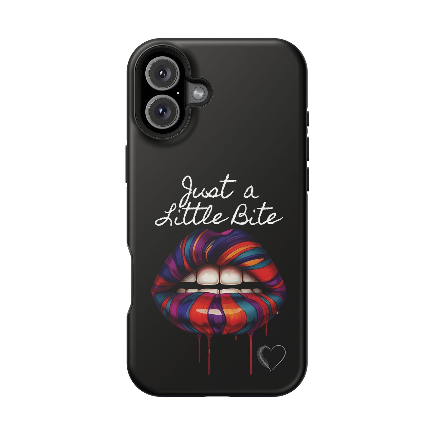 Just a Little Bite MagSafe iPhone Case - Edgy Halloween Vampire iPhone Protection
