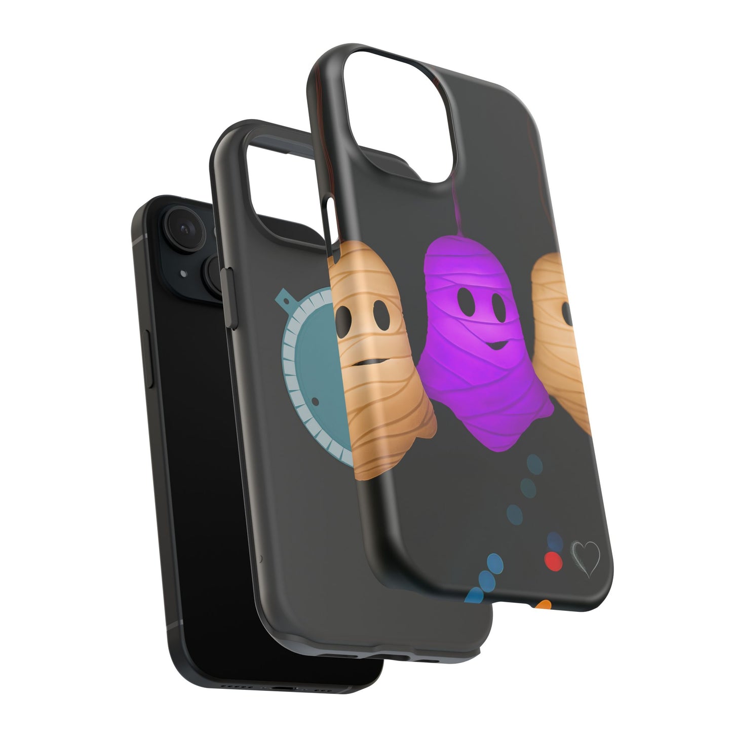 Mummy Lights & Midnight Frights MagSafe iPhone Case - Cute Halloween iPhone Protection
