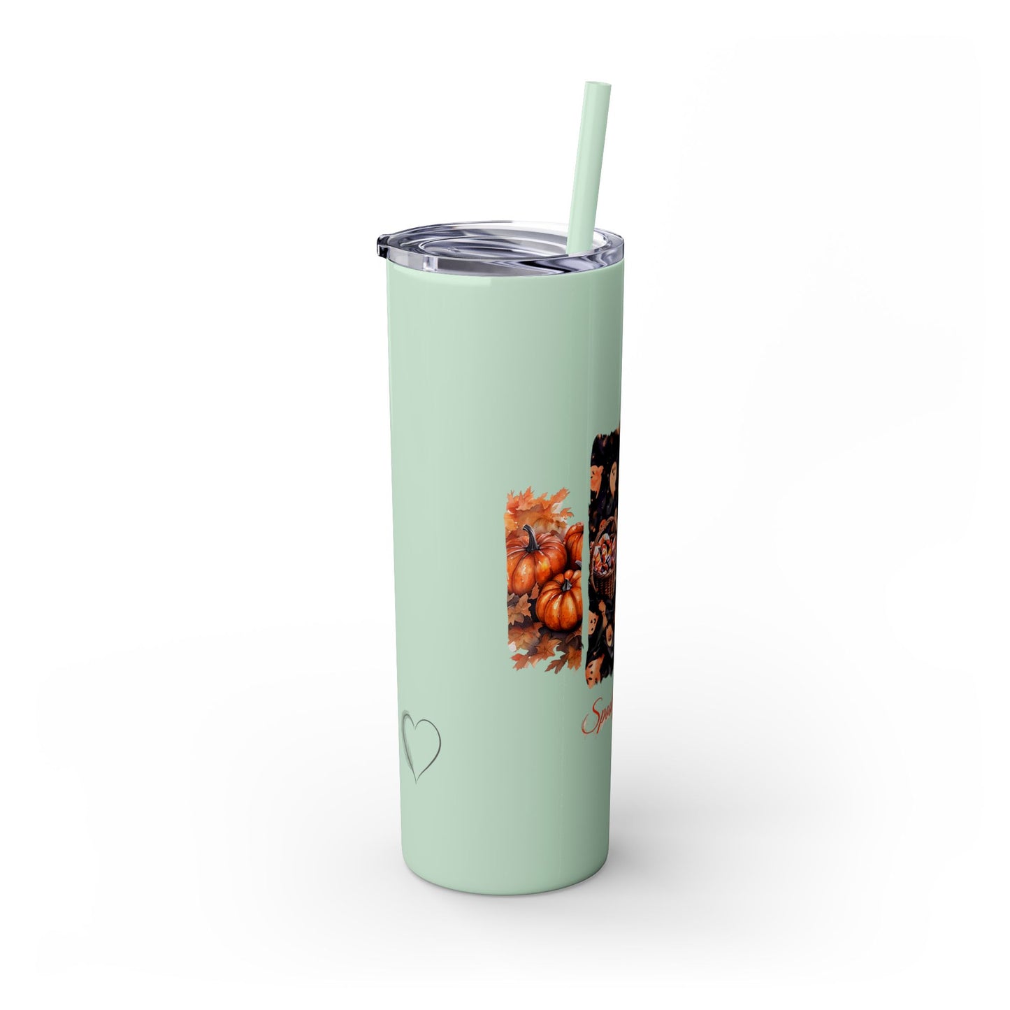 Candy Carves & Chills 20oz Skinny Tumbler - Halloween Pumpkin Drinkware