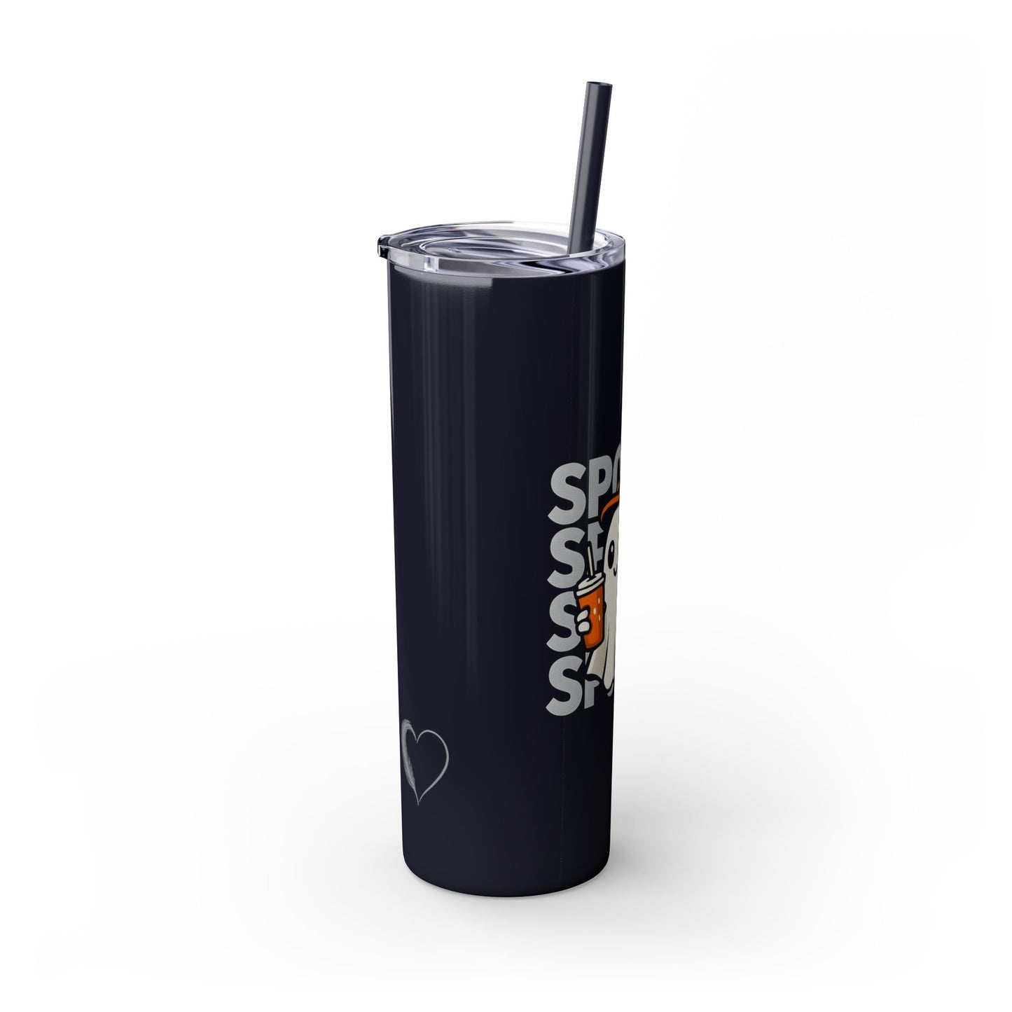 Witchy Sips & Pumpkin Pals 20oz Skinny Tumbler - Kawaii Halloween Witch Drinkware