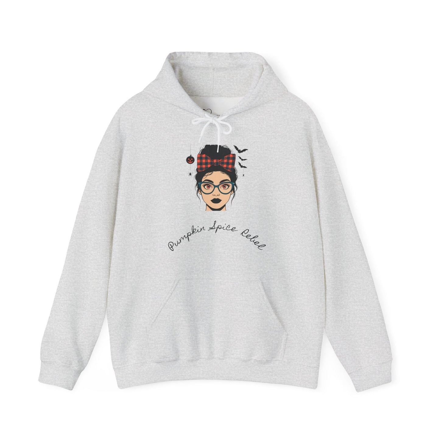 Pumpkin Spice Rebel Script Hoodie - Edgy Modern Witch Halloween Fashion
