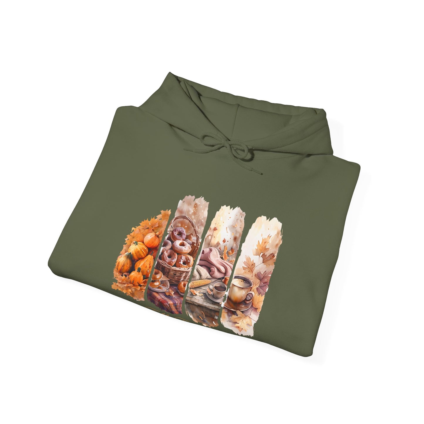 Fall Festivities Hoodie | Autumn Harvest Scenes Sweatshirt | Cozy Fall Fashion