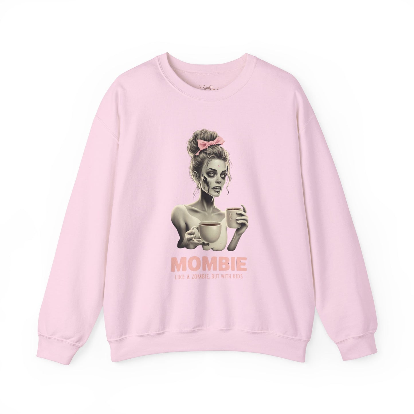 Sweatshirt Funny Mombie Graphic Cozy Oversized Mom Life Coffee Lover Fall Outfit Mother's Day Gift