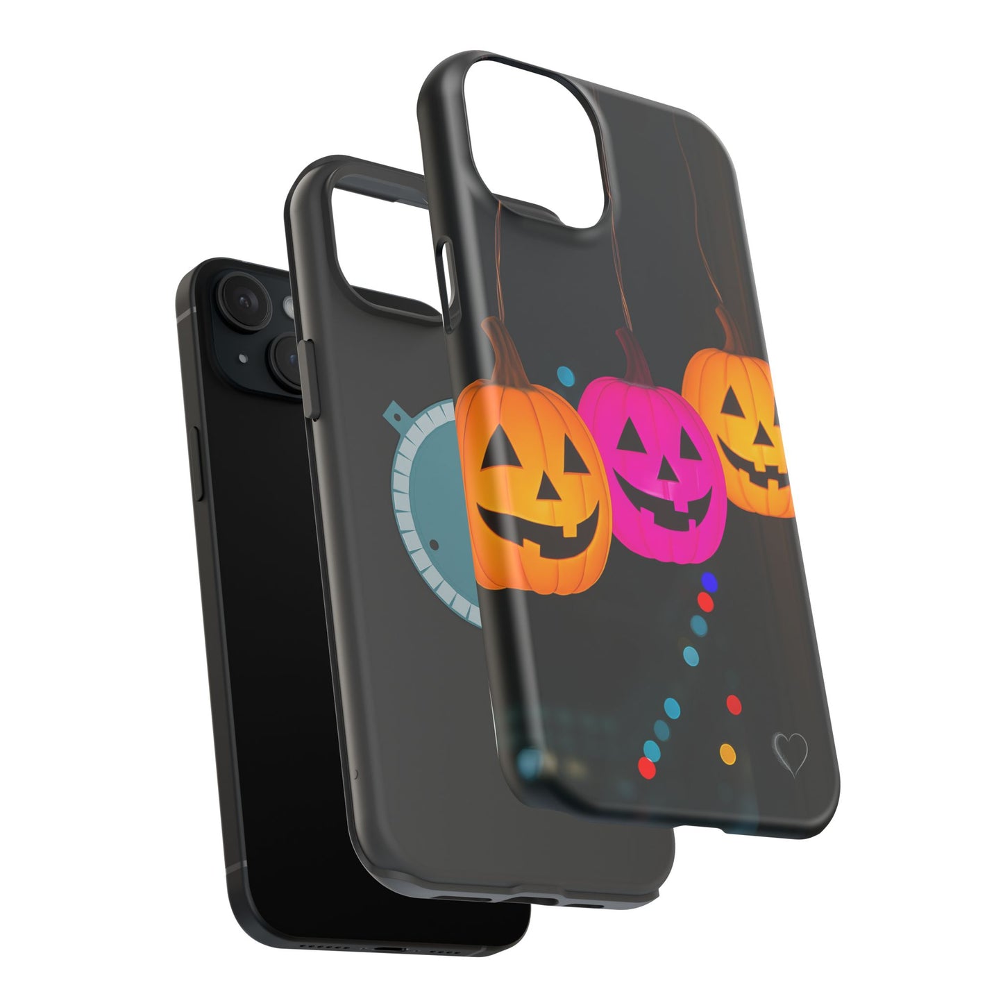 Pumpkin Party Lights MagSafe Phone Case - Festive Halloween iPhone Protection