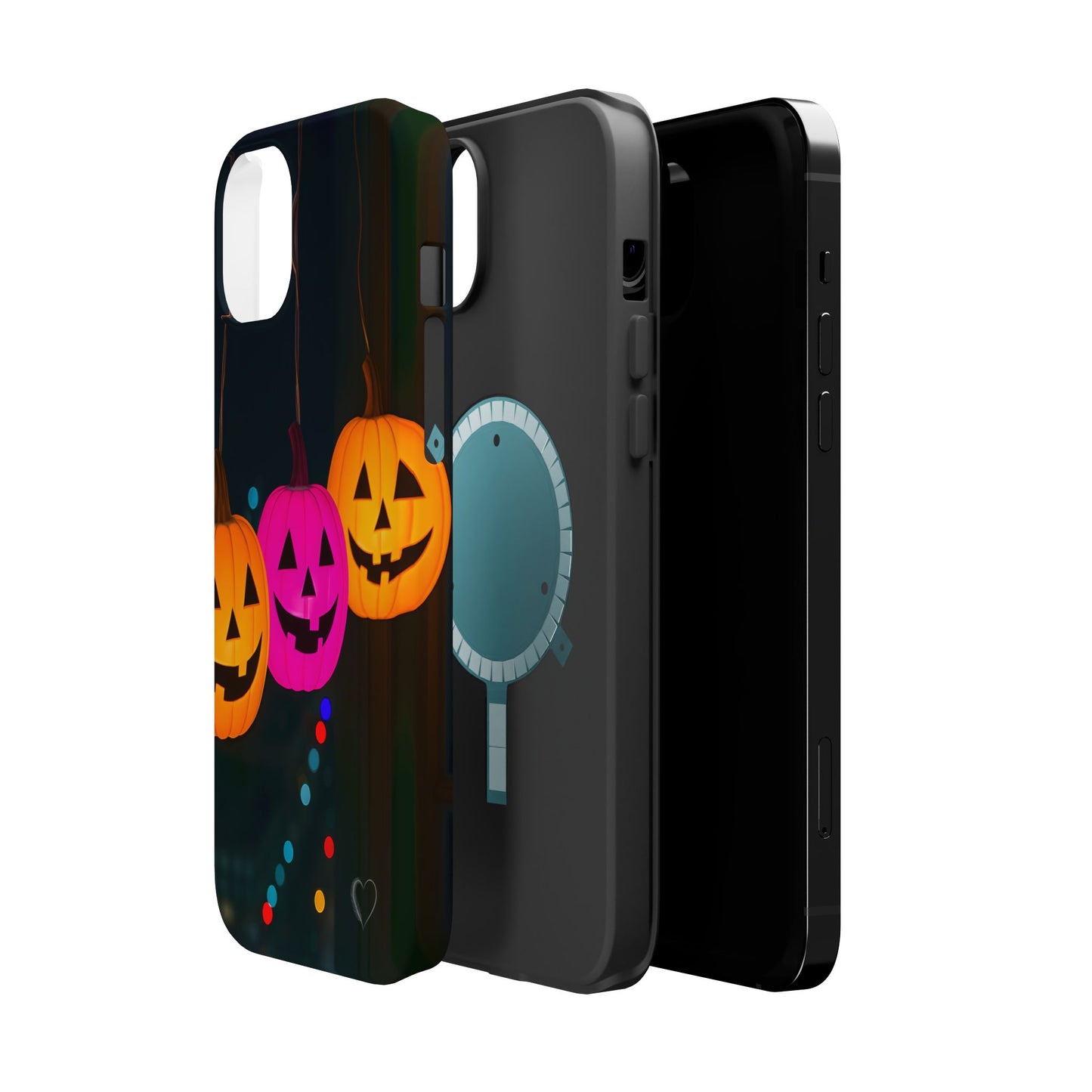 Pumpkin Party Lights MagSafe Phone Case - Festive Halloween iPhone Protection