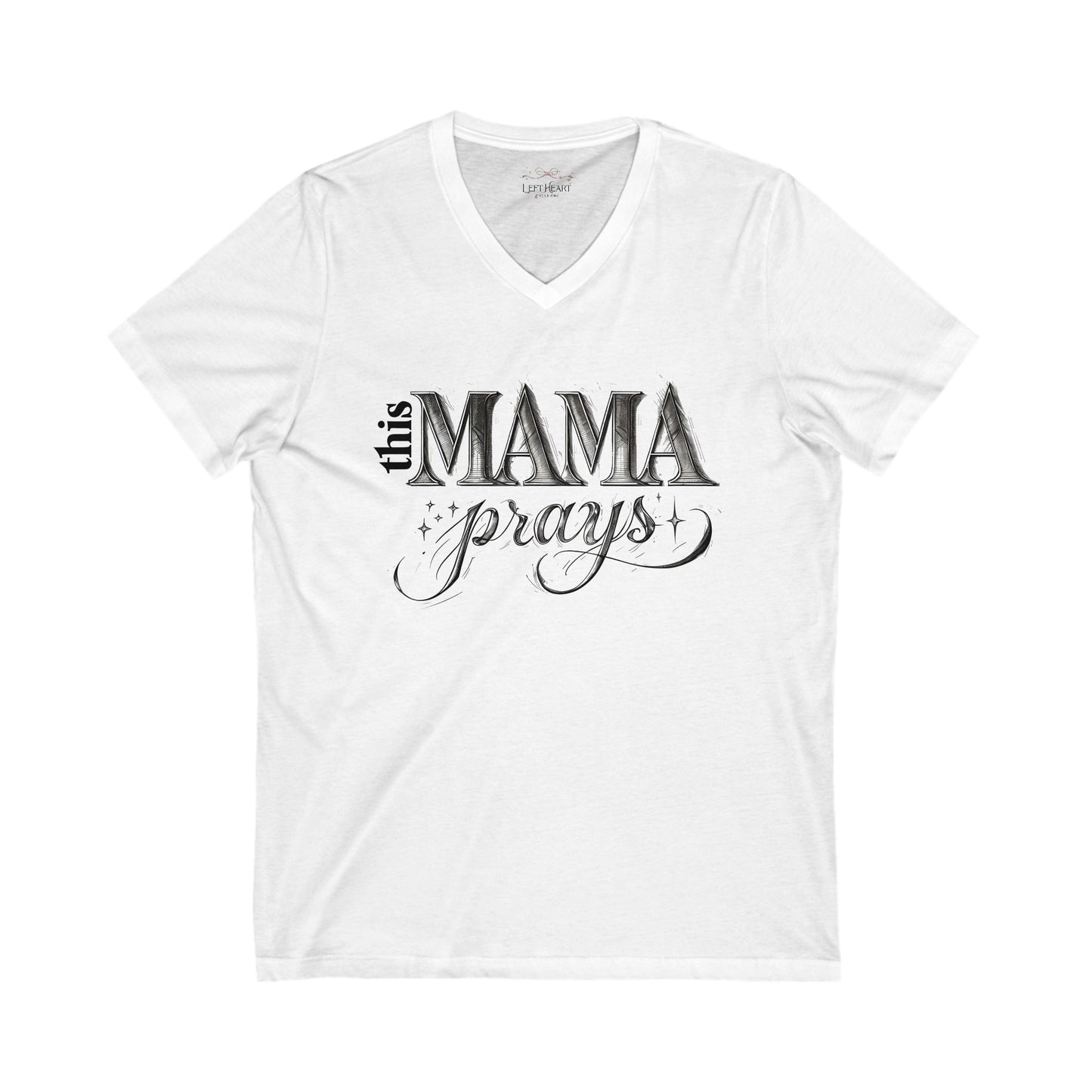 Praying Mom Faith T-Shirt | Christian Mom Graphic Tee