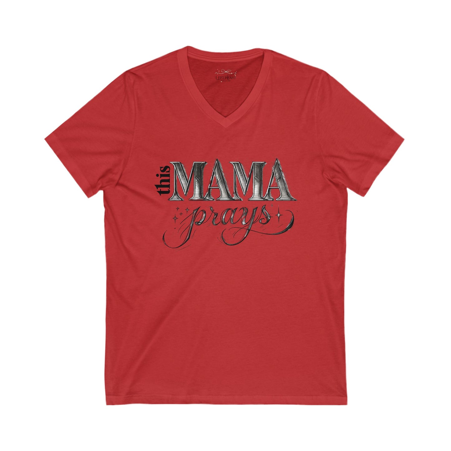 Praying Mom Faith T-Shirt | Christian Mom Graphic Tee