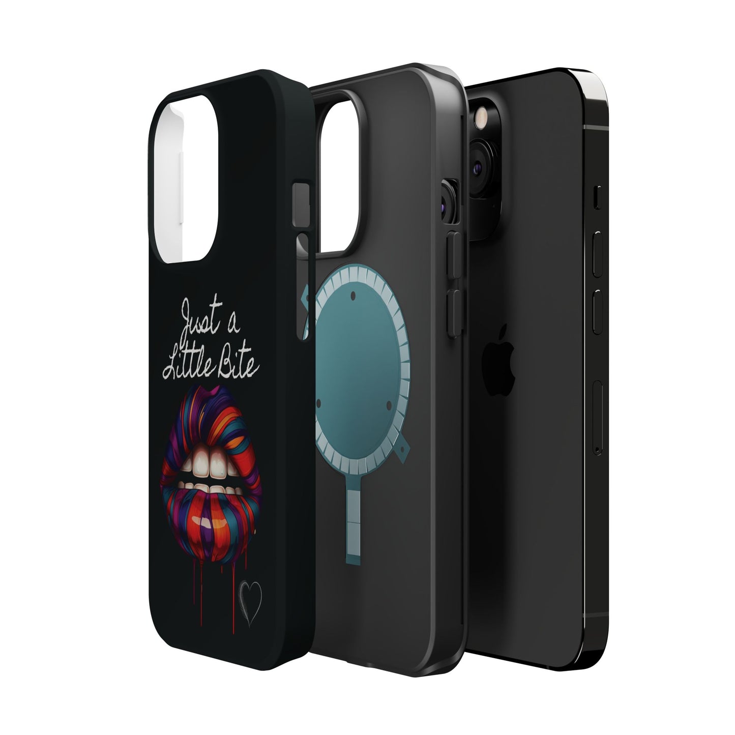 Just a Little Bite MagSafe iPhone Case - Edgy Halloween Vampire iPhone Protection
