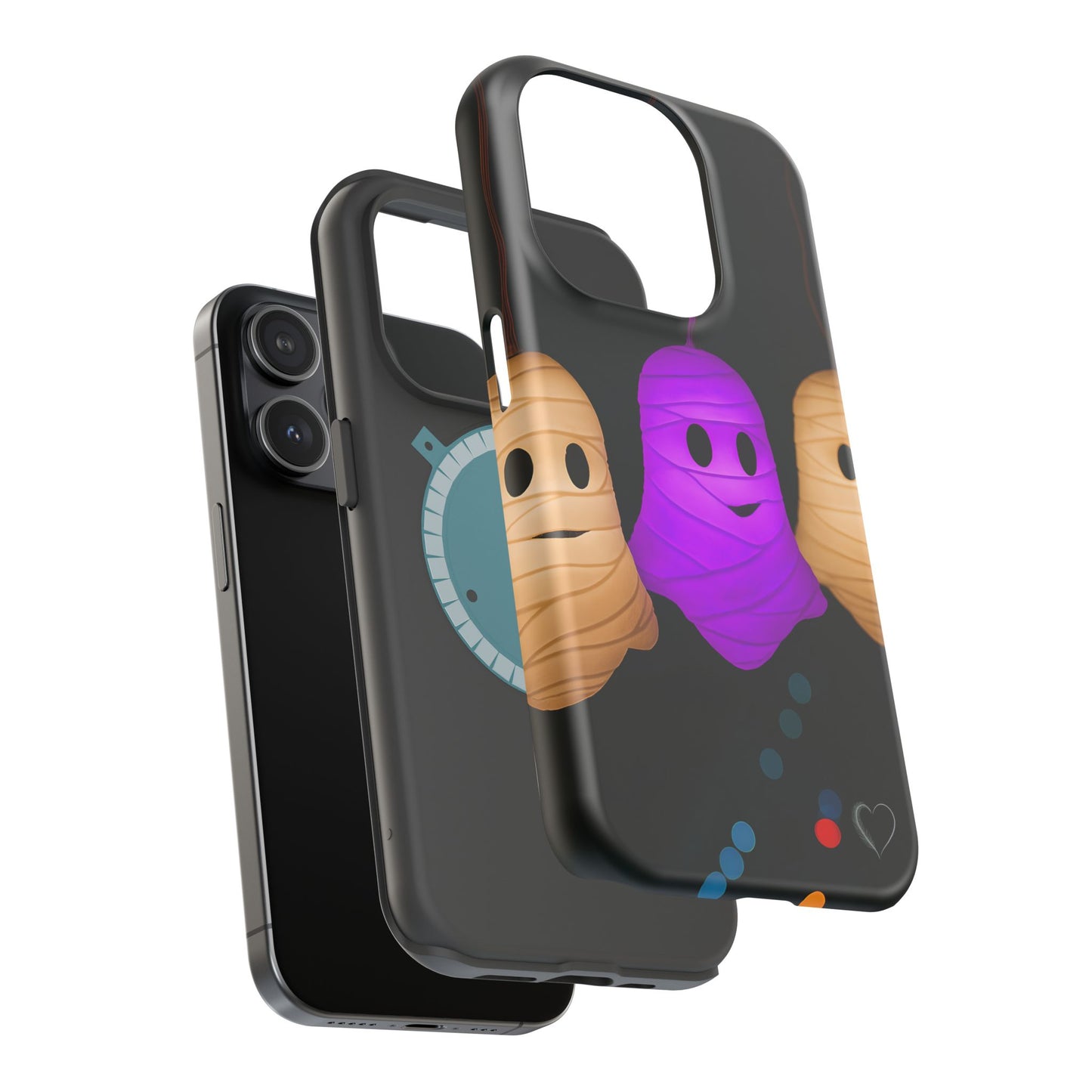Mummy Lights & Midnight Frights MagSafe iPhone Case - Cute Halloween iPhone Protection