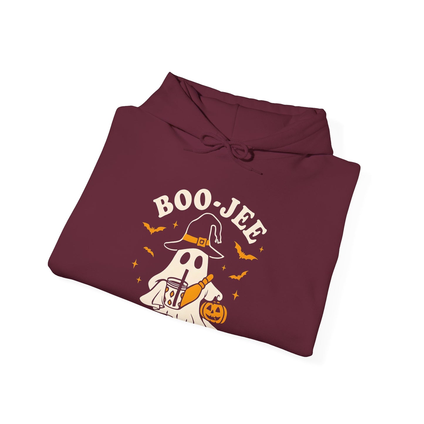 Boo-Jee Babe Hoodie - Trendy Halloween Ghost Witch Fashion