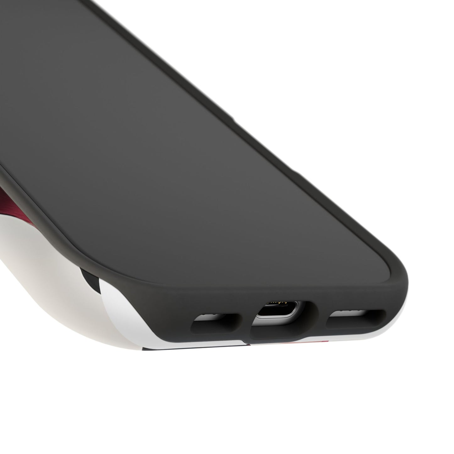 Dark Elegance Bows MagSafe iPhone Case - Sophisticated Bow Pattern iPhone Protection