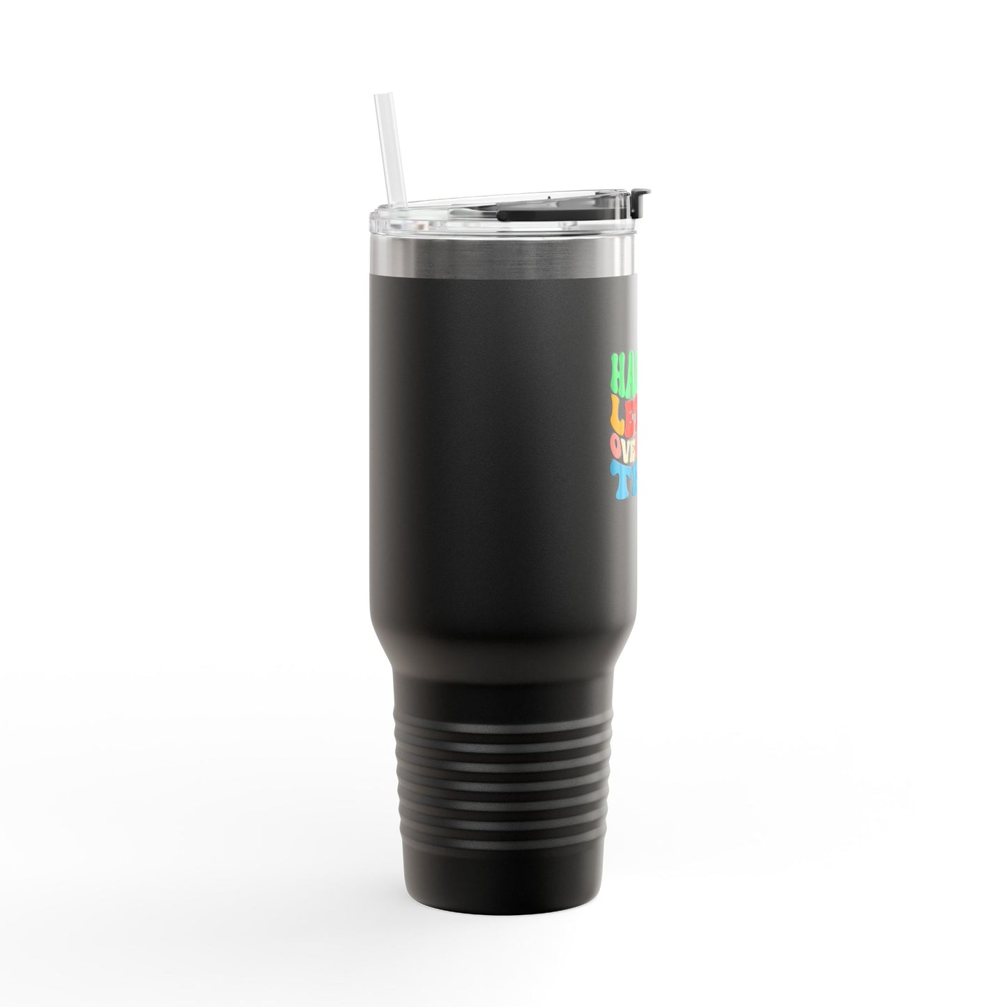 40oz Overthinking Tumbler with Handle | Insulated Travel Cup | Daily Essential