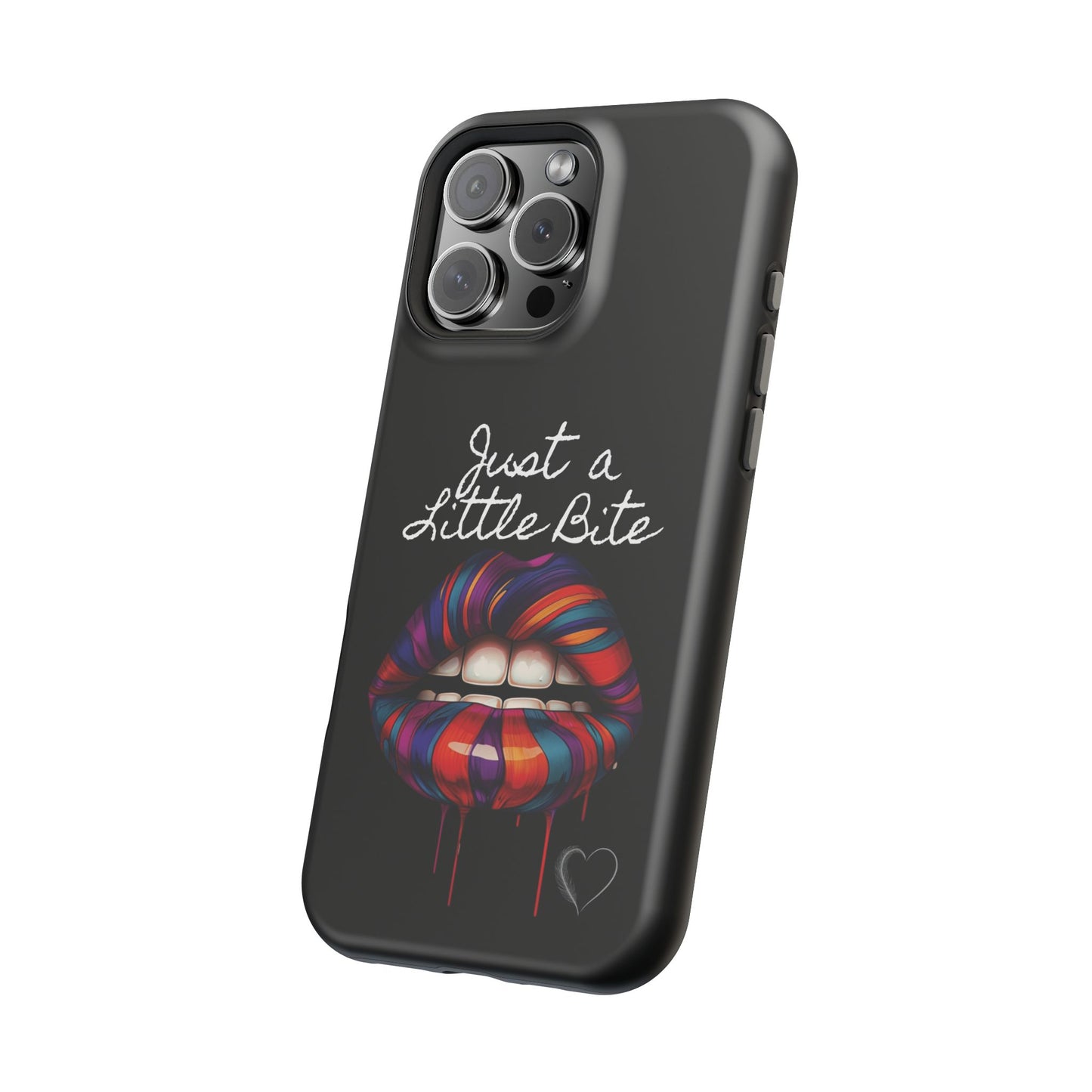 Just a Little Bite MagSafe iPhone Case - Edgy Halloween Vampire iPhone Protection