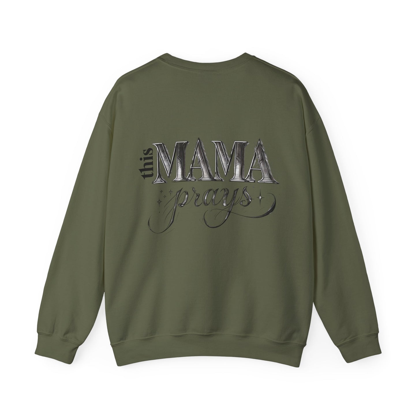 Faith Mama Crewneck Sweatshirt | Christian Mom Comfort Colors