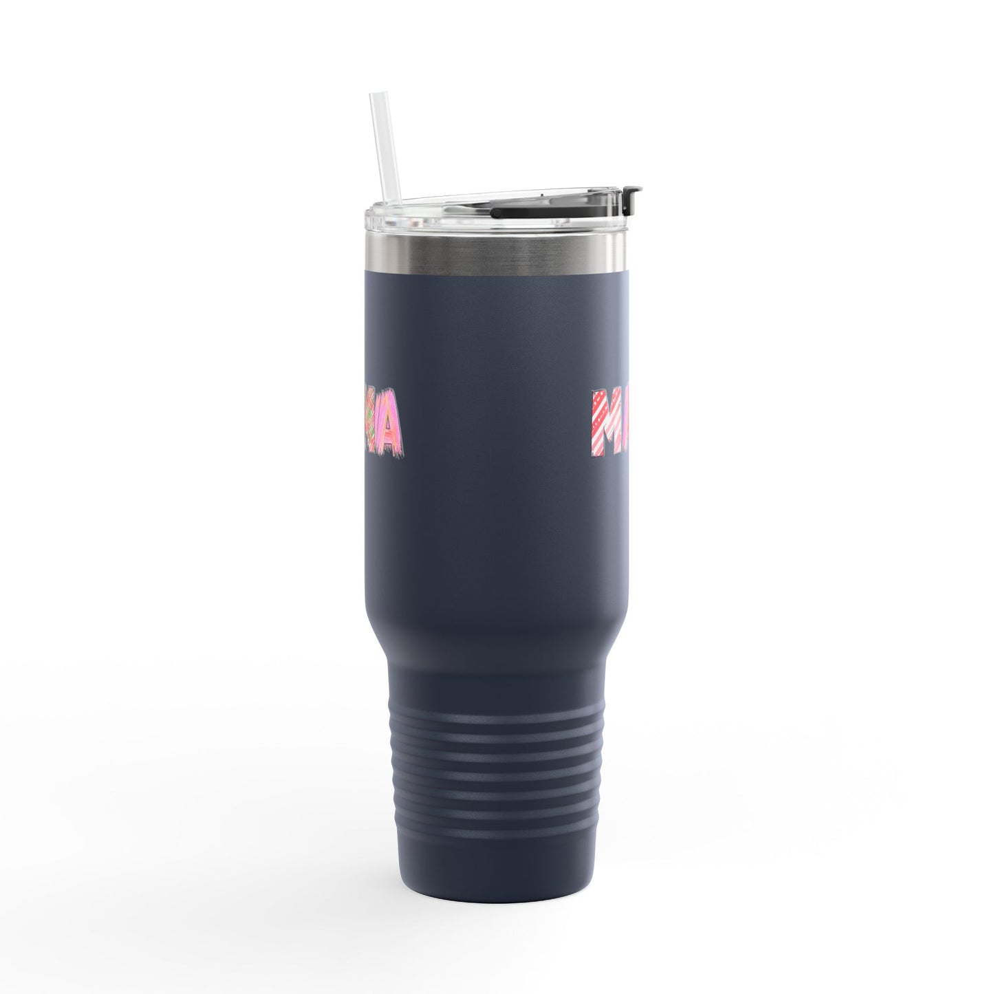 40oz Plaid Mama Tumbler | Mom Handle Cup | Mother's Day Gift