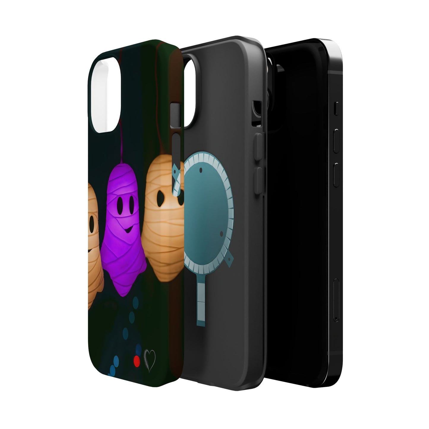 Mummy Lights & Midnight Frights MagSafe iPhone Case - Cute Halloween iPhone Protection