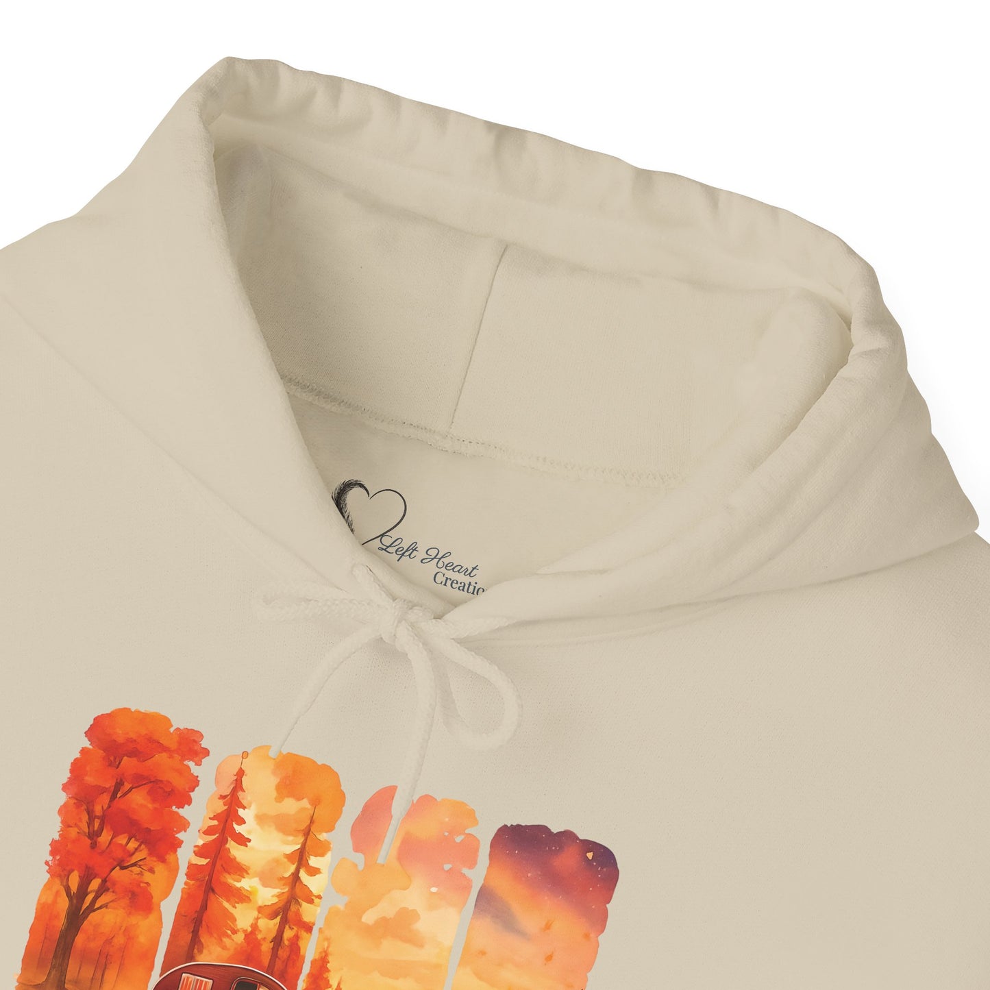 Camping Life Hoodie | Golden Hours Camp Showers | Outdoor Adventure Sweatshirt