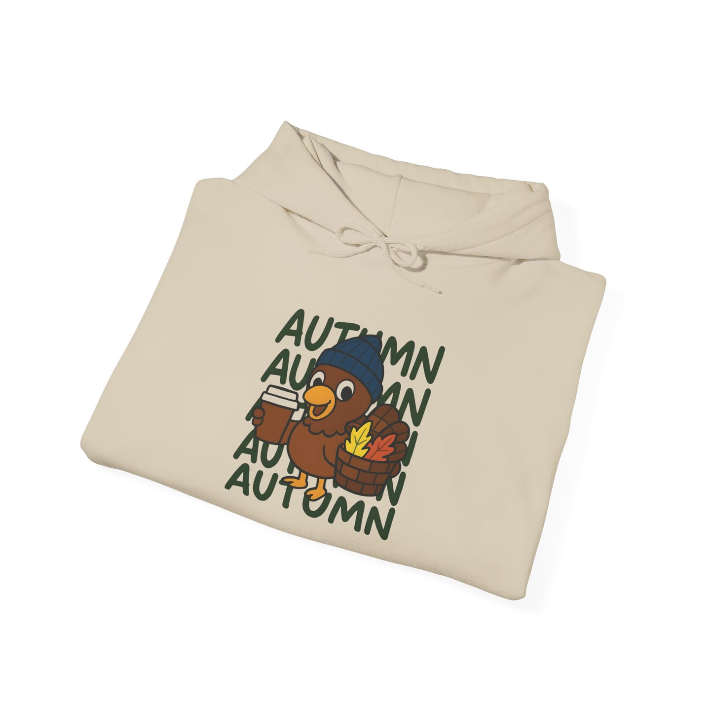 Thanks & Sips Hoodie | Thanksgiving Turkey Coffee Sweatshirt | Autumn Gratitude