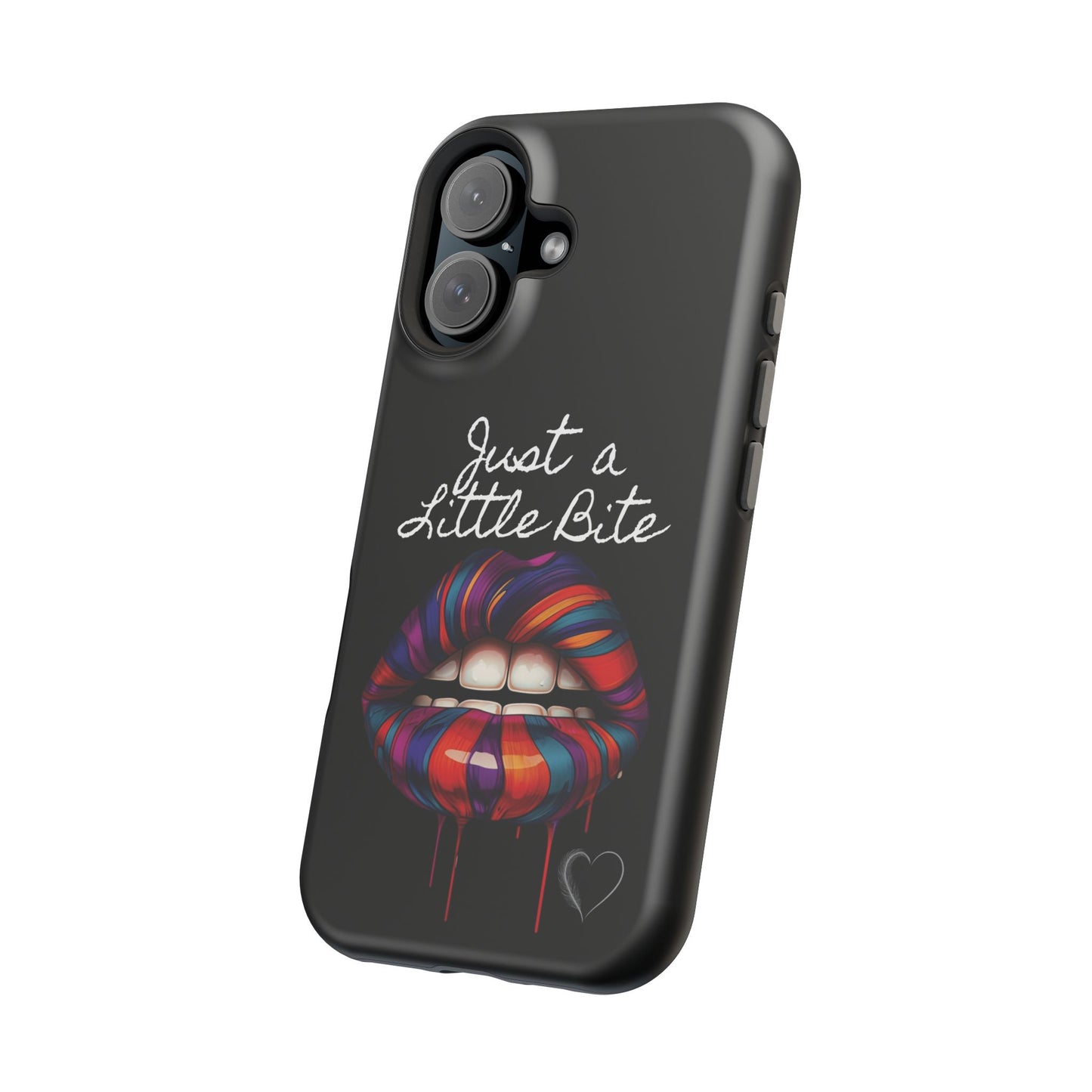 Just a Little Bite MagSafe iPhone Case - Edgy Halloween Vampire iPhone Protection
