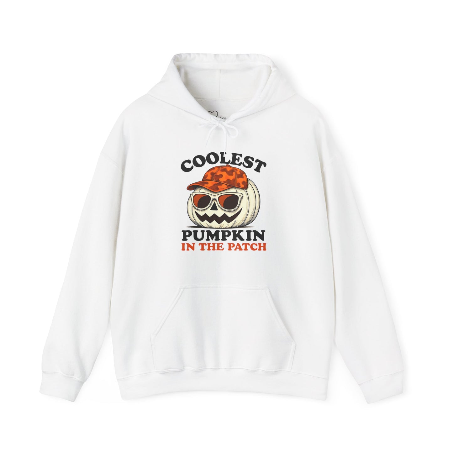 Coolest Pumpkin in the Patch β Classic Orange Edition Hoodie - Trendy Halloween Fall Fashion
