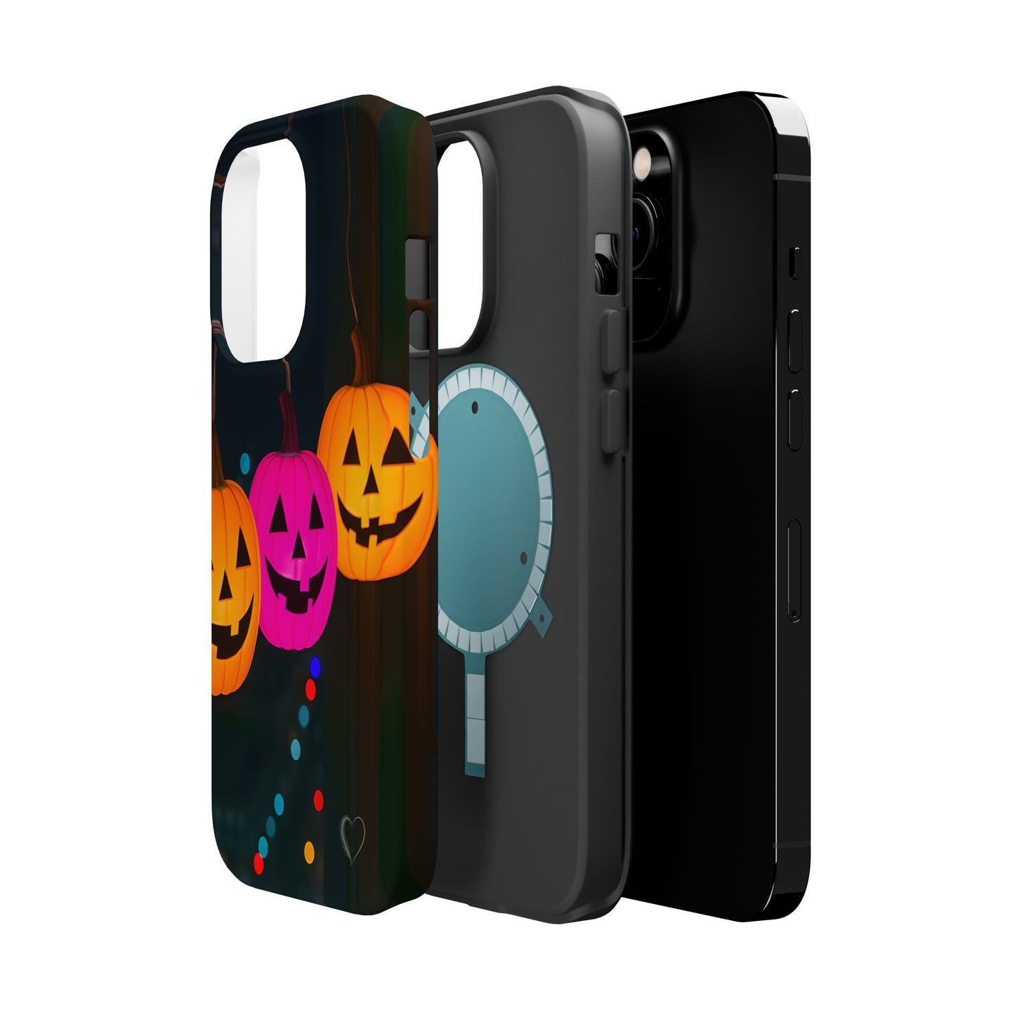 Pumpkin Party Lights MagSafe Phone Case - Festive Halloween iPhone Protection