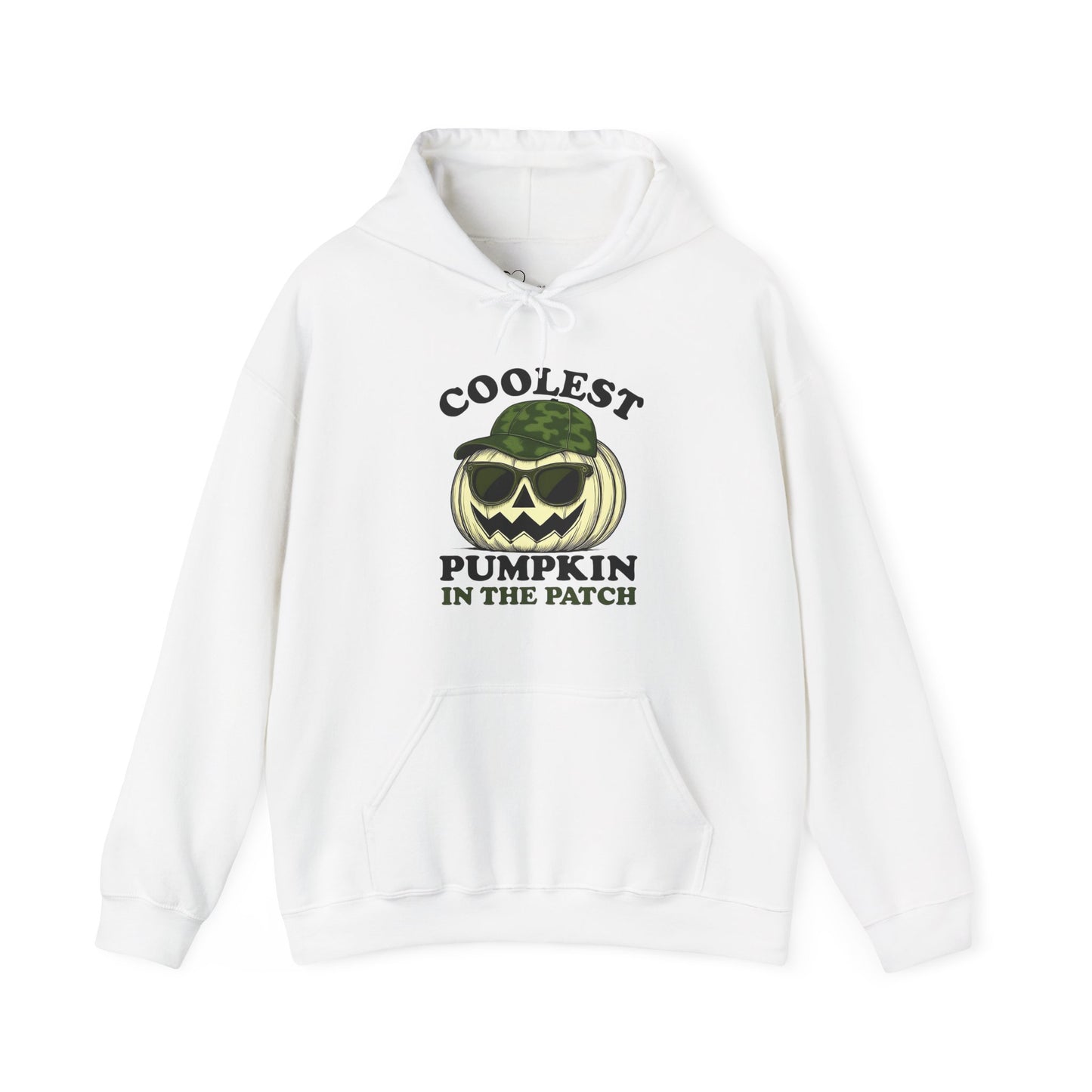 Coolest Pumpkin in the Patch β Green Camo Edition Hoodie - Military Style Halloween Fashion