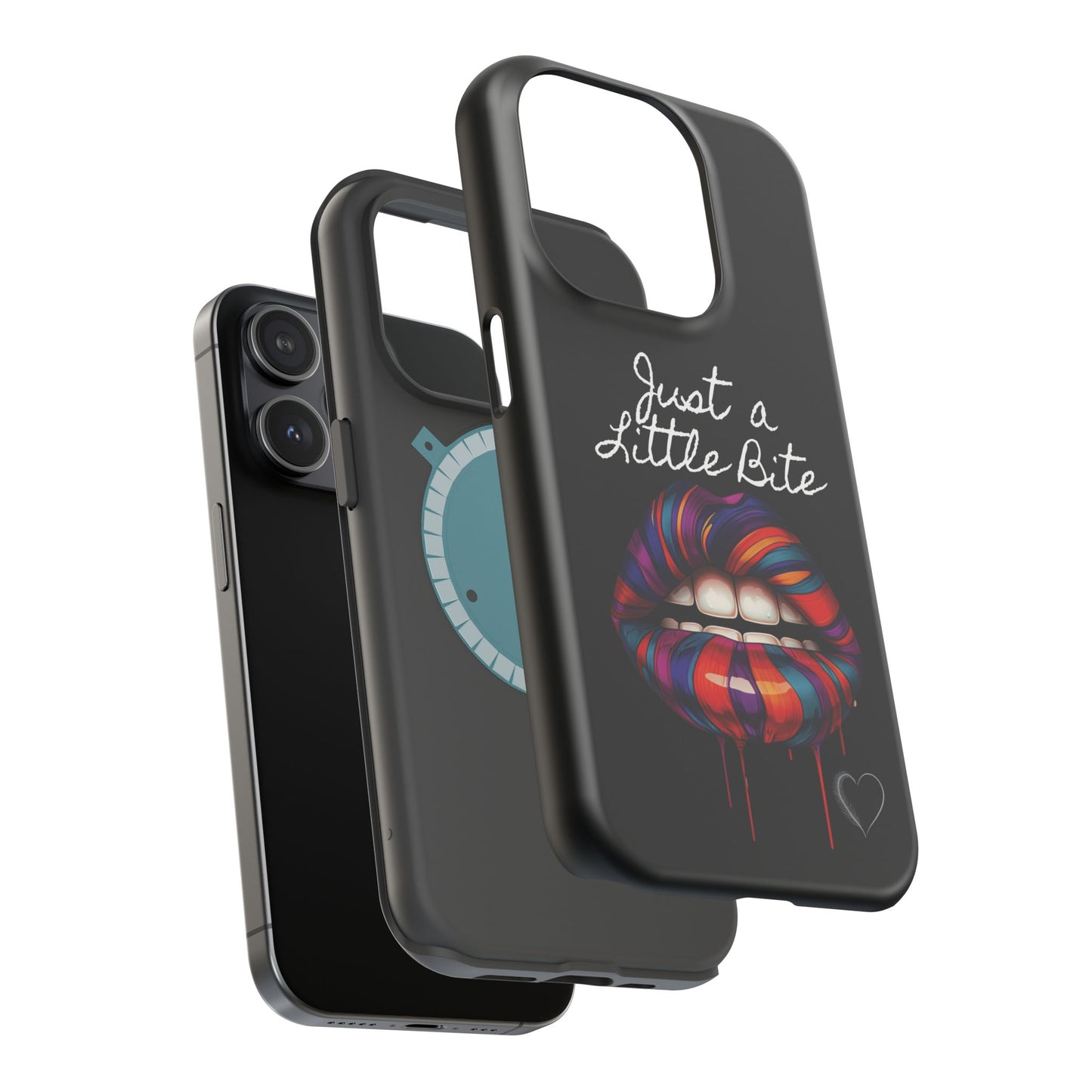 Just a Little Bite MagSafe iPhone Case - Edgy Halloween Vampire iPhone Protection