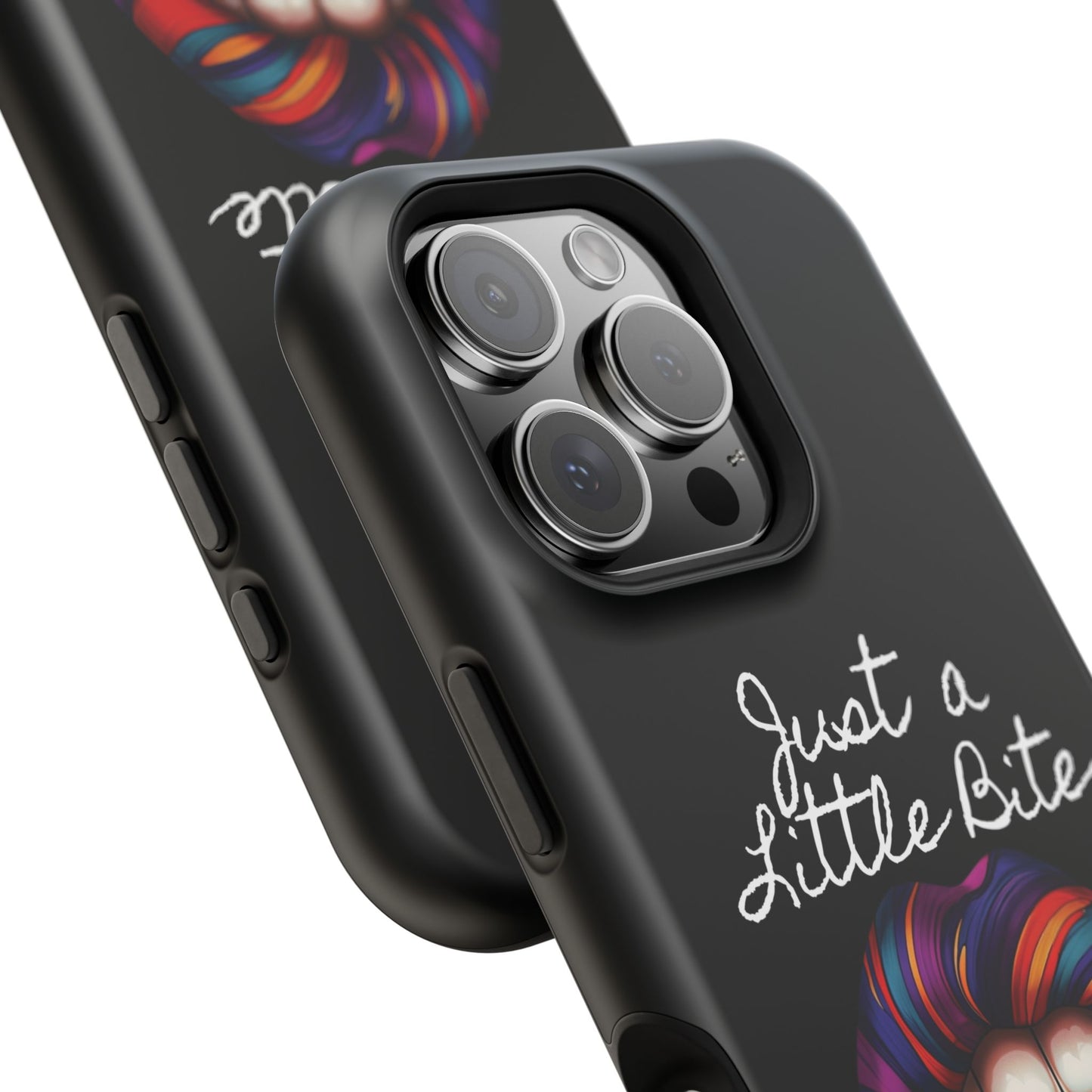 Just a Little Bite MagSafe iPhone Case - Edgy Halloween Vampire iPhone Protection