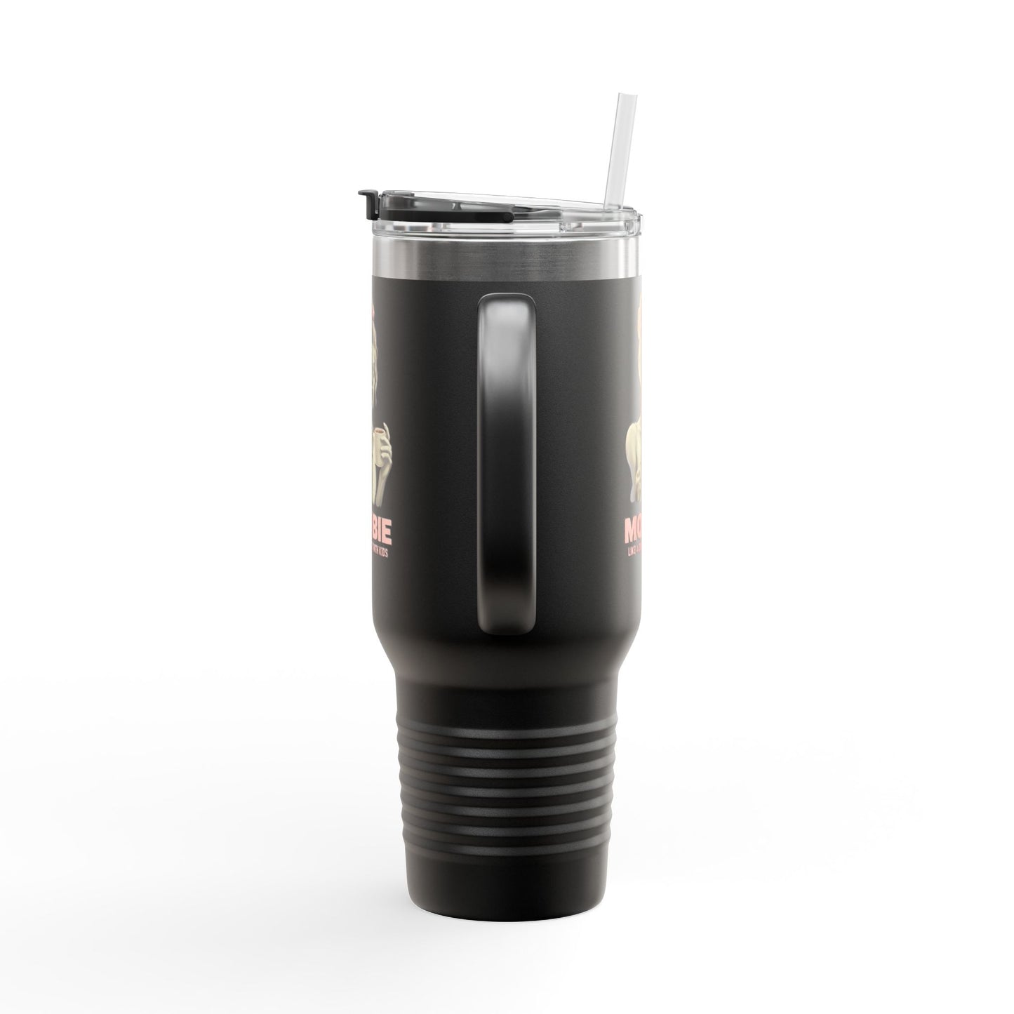 40oz Mombie Tumbler | Zombie Mom Cup | Coffee Survival Mug