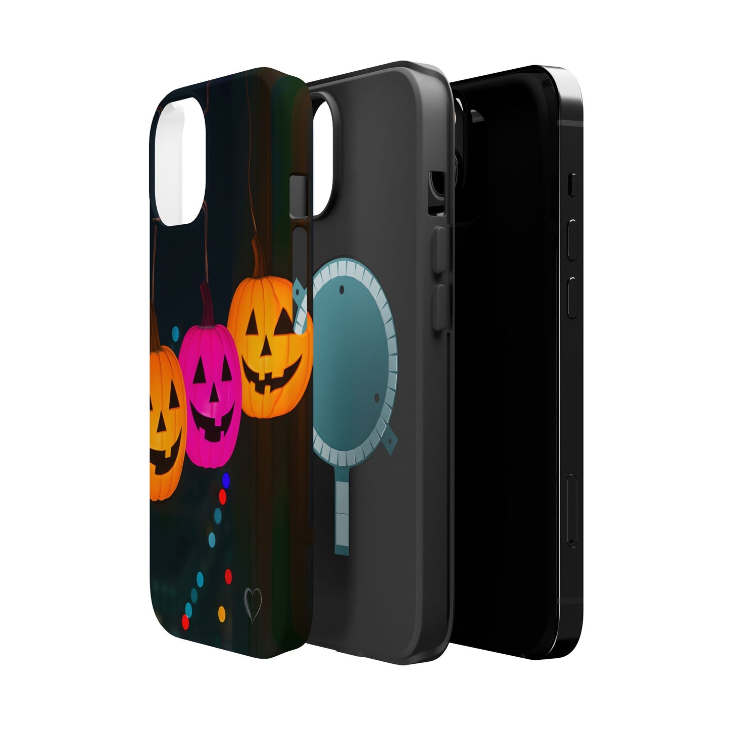 Pumpkin Party Lights MagSafe Phone Case - Festive Halloween iPhone Protection