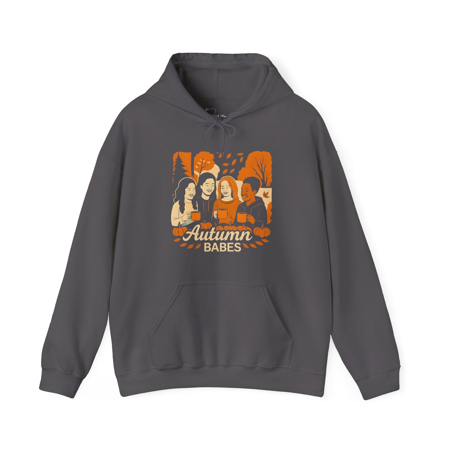 Pumpkin Spice Crew Hoodie | Autumn Babes Squad Sweatshirt | Fall Friends Fashion