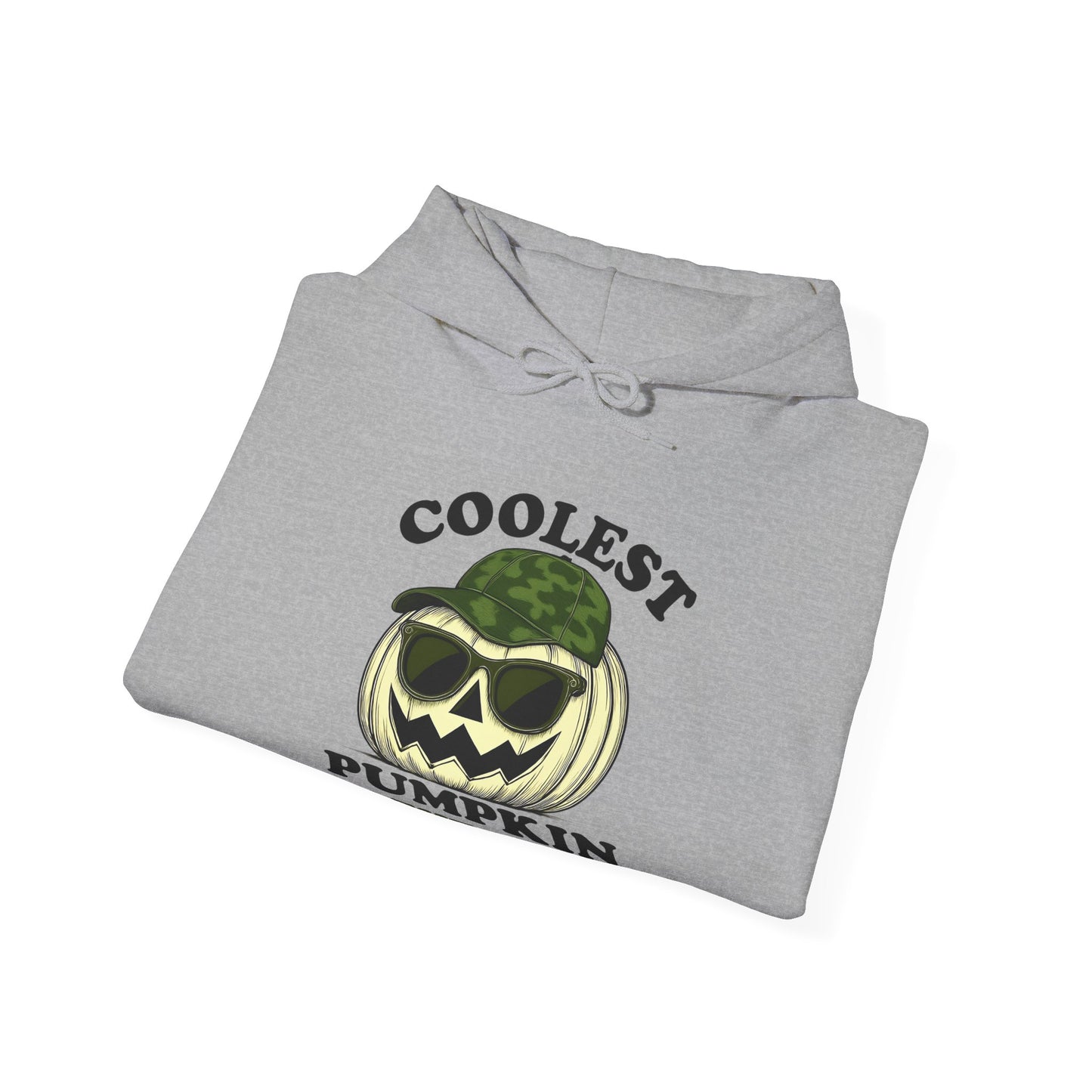 Coolest Pumpkin in the Patch β Green Camo Edition Hoodie - Military Style Halloween Fashion