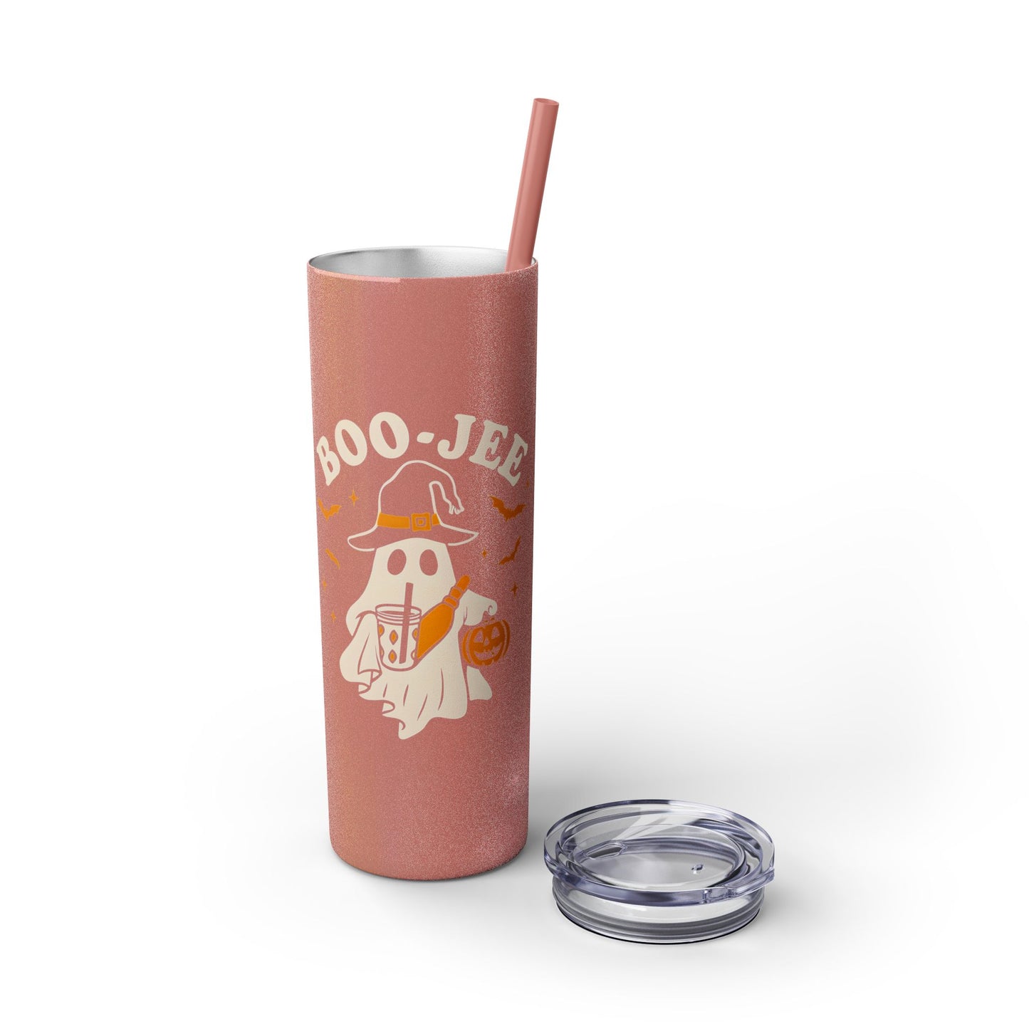 Boo-Jee Babe 20oz Skinny Tumbler - Trendy Halloween Ghost Witch Drinkware