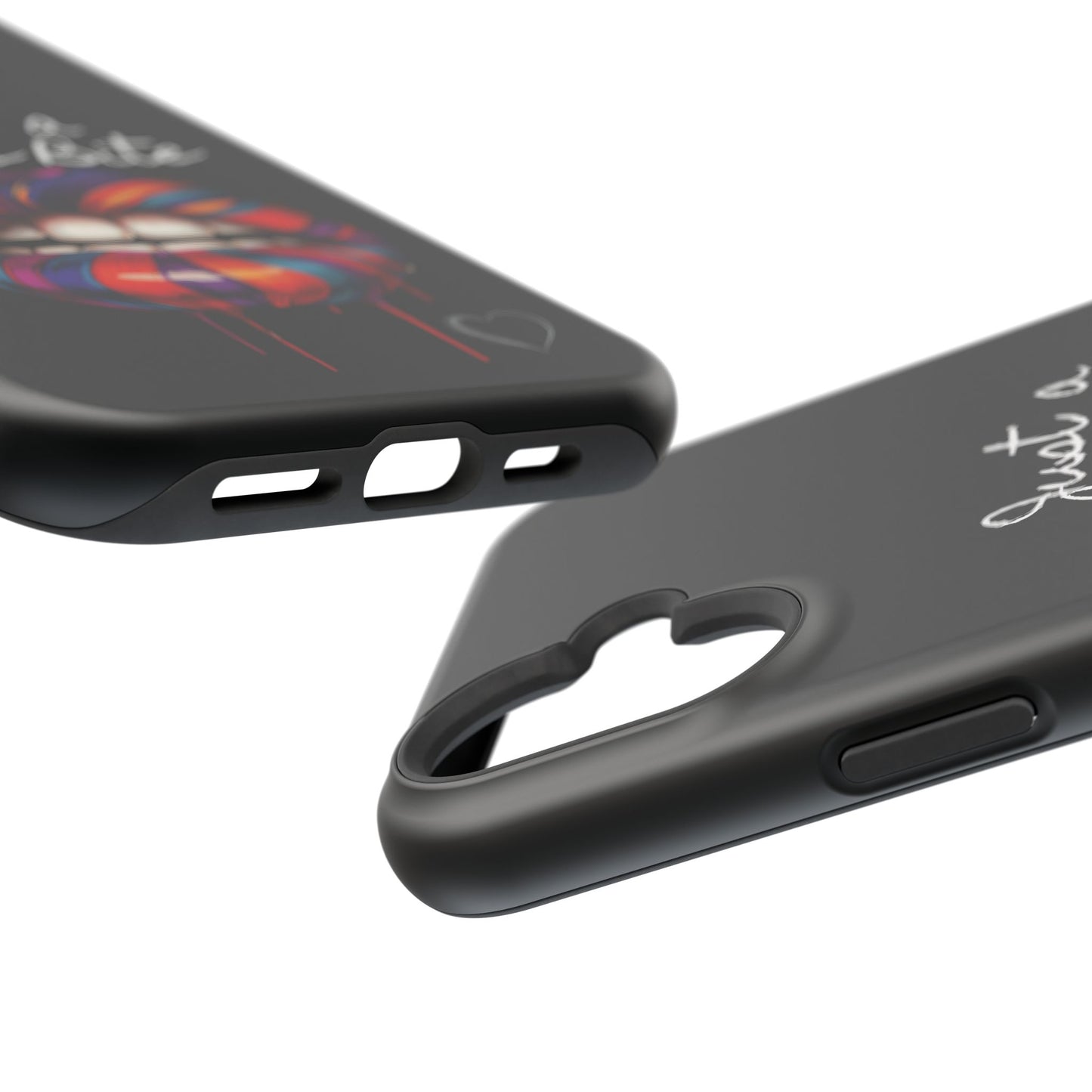Just a Little Bite MagSafe iPhone Case - Edgy Halloween Vampire iPhone Protection