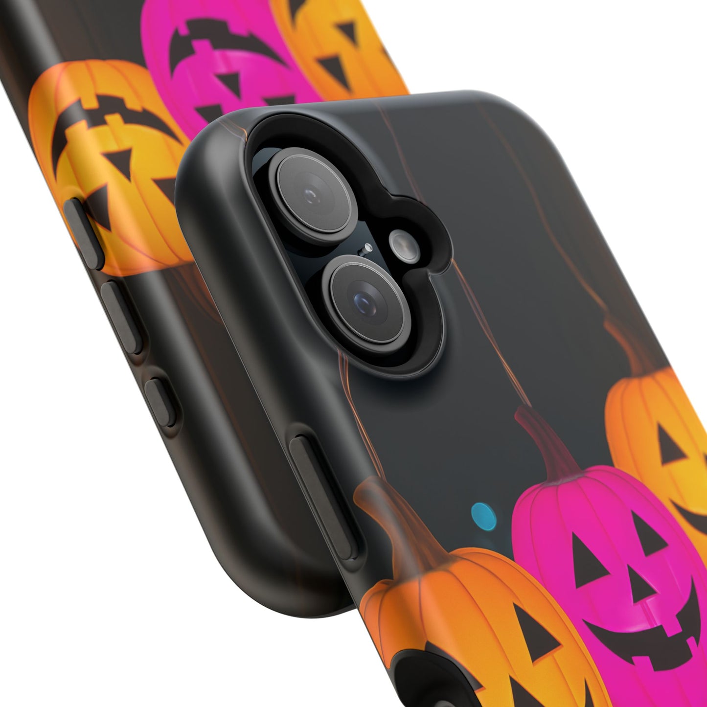 Pumpkin Party Lights MagSafe Phone Case - Festive Halloween iPhone Protection