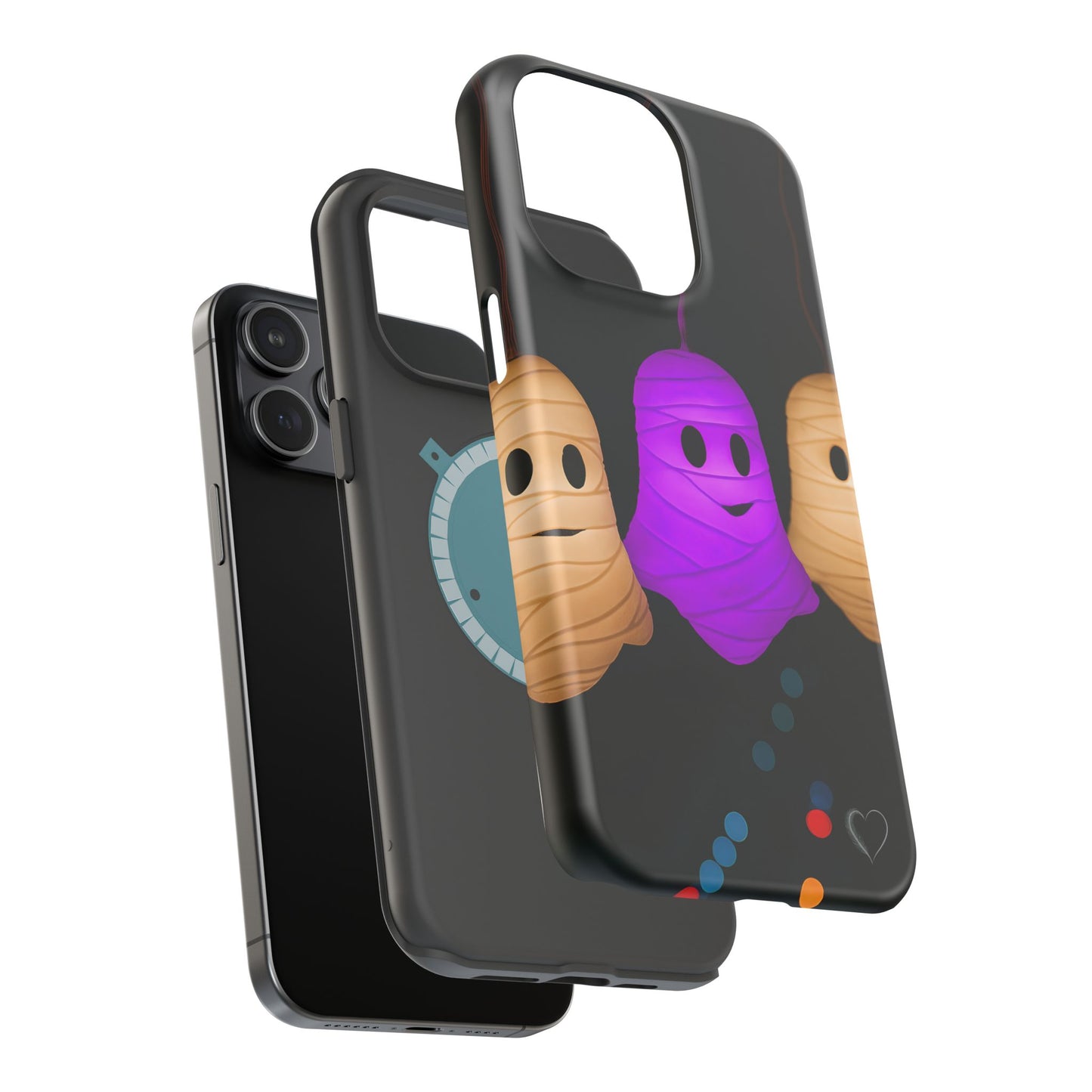 Mummy Lights & Midnight Frights MagSafe iPhone Case - Cute Halloween iPhone Protection