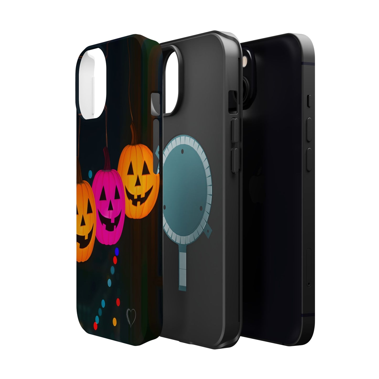 Pumpkin Party Lights MagSafe Phone Case - Festive Halloween iPhone Protection