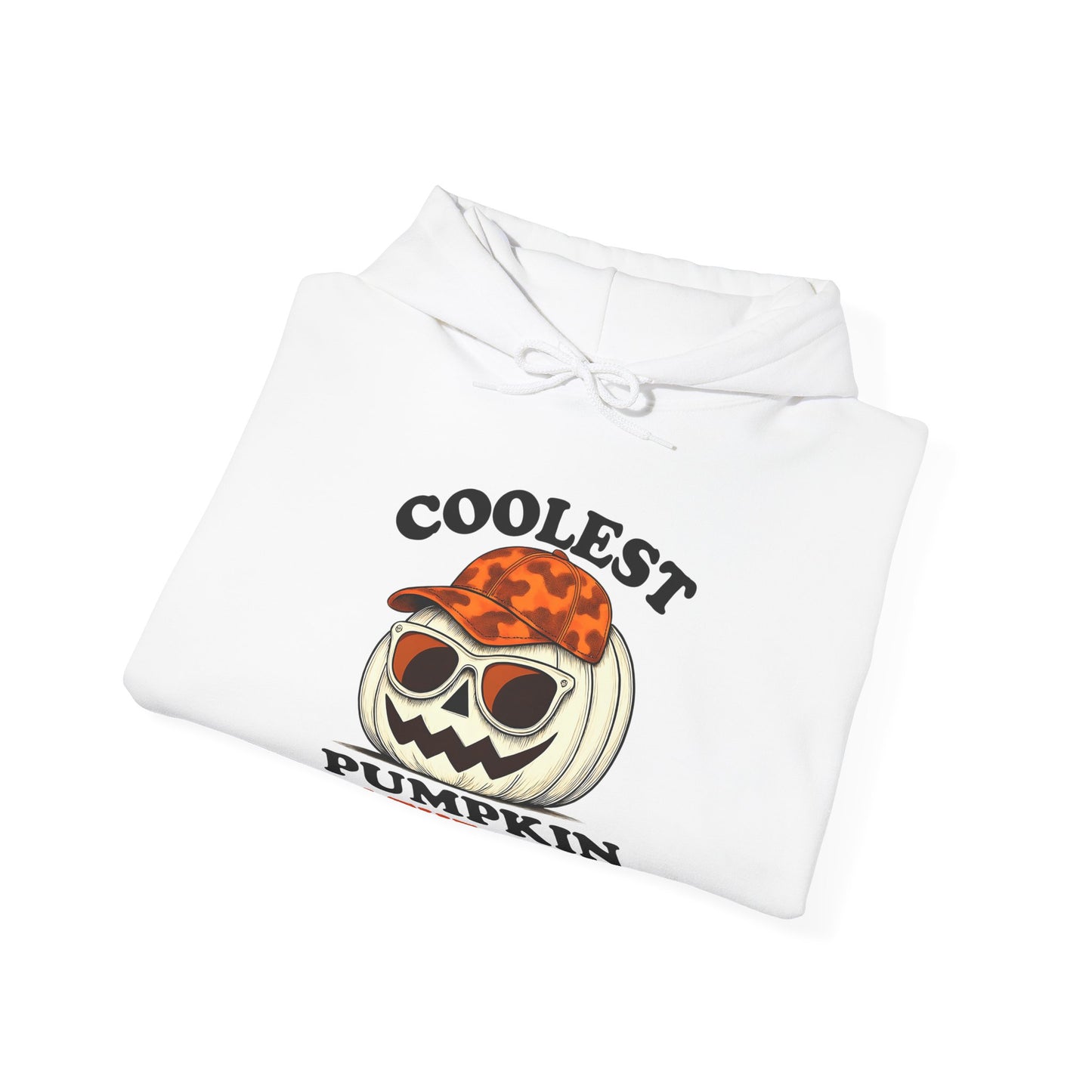 Coolest Pumpkin in the Patch β Classic Orange Edition Hoodie - Trendy Halloween Fall Fashion