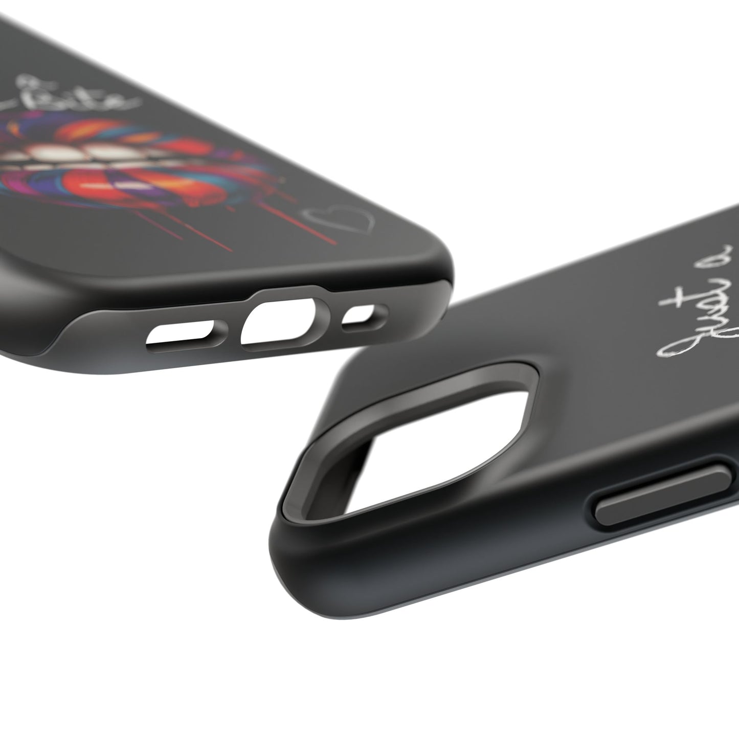 Just a Little Bite MagSafe iPhone Case - Edgy Halloween Vampire iPhone Protection