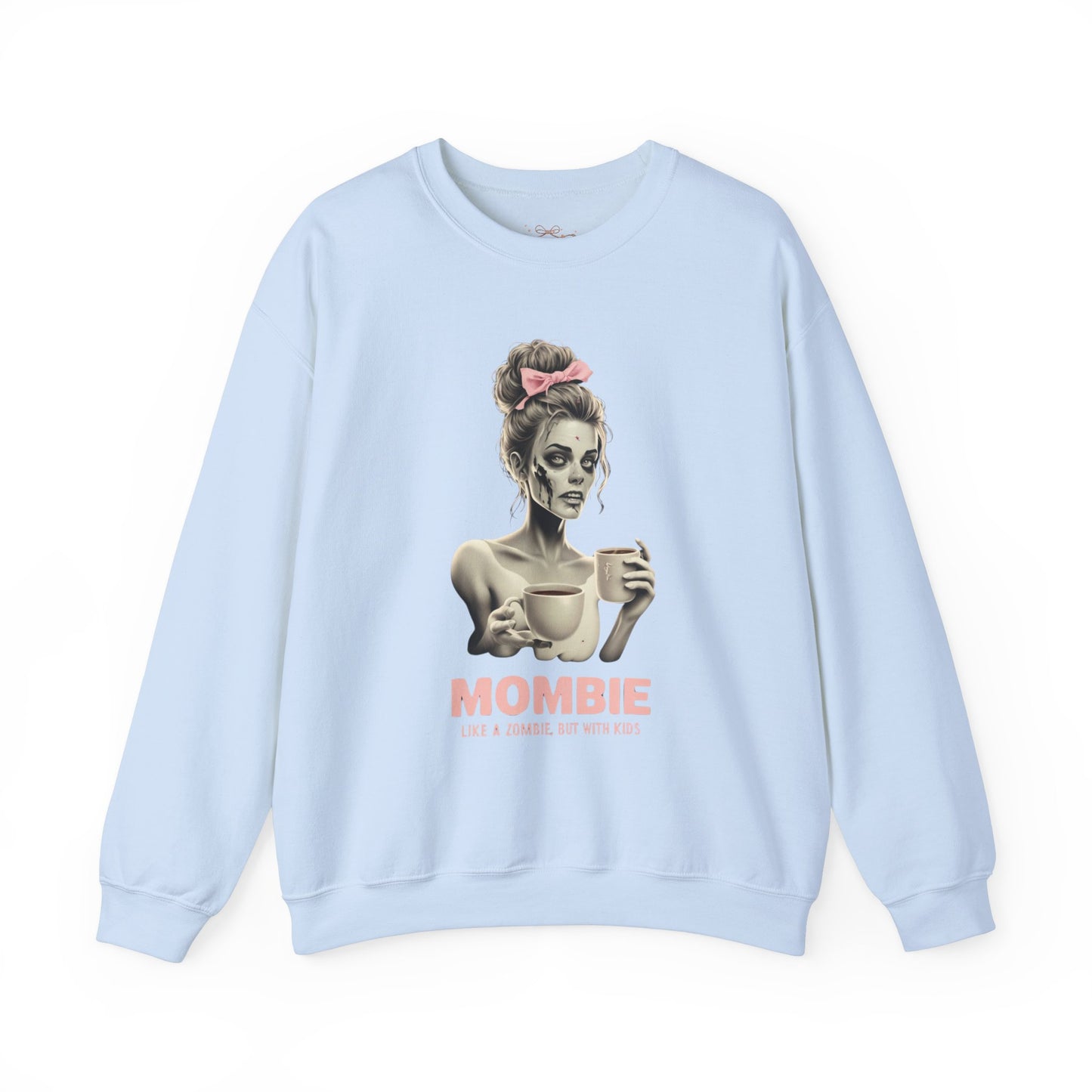 Sweatshirt Funny Mombie Graphic Cozy Oversized Mom Life Coffee Lover Fall Outfit Mother's Day Gift
