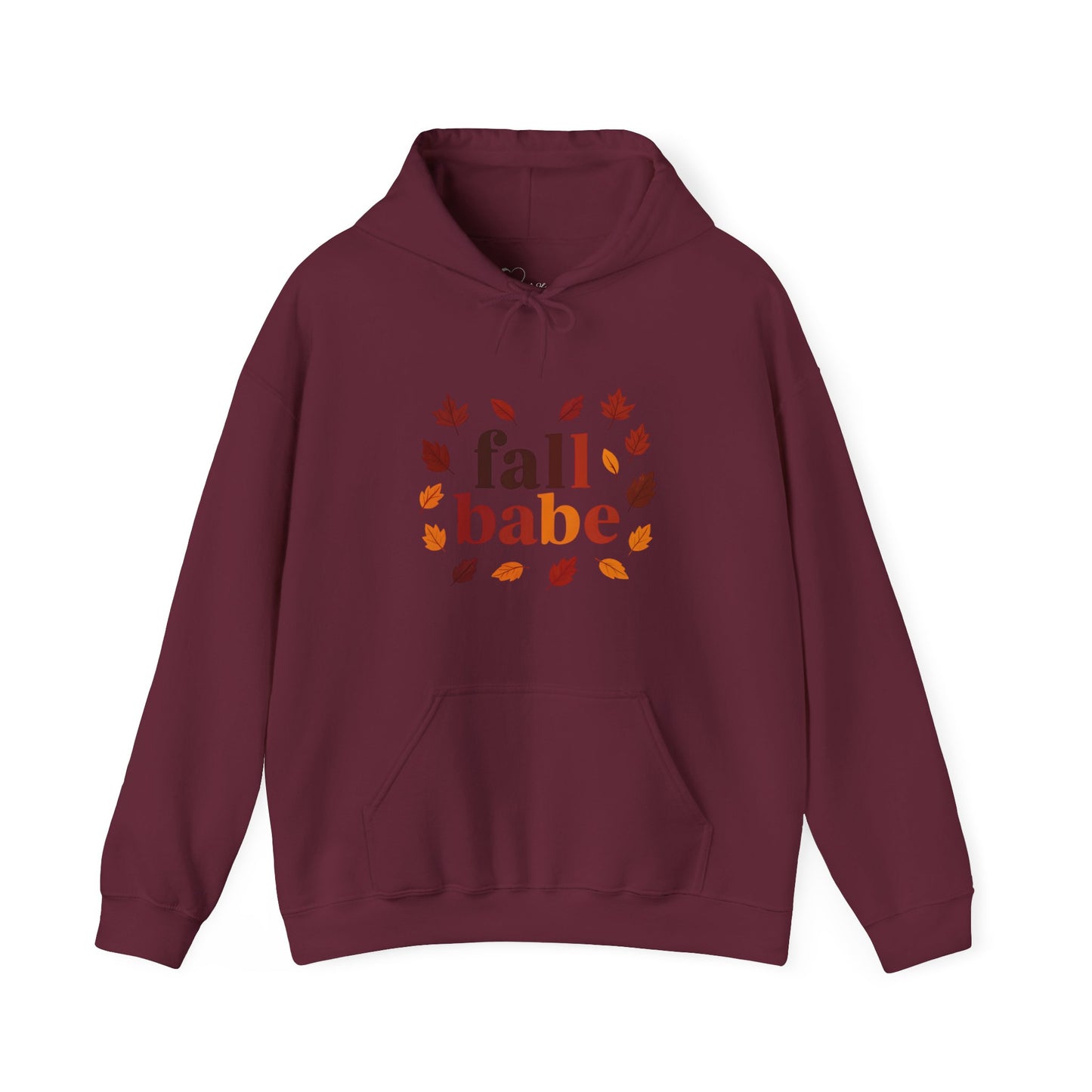 Fall Babe Hoodie | Autumn Leaf Circle Sweatshirt | Trendy Fall Fashion