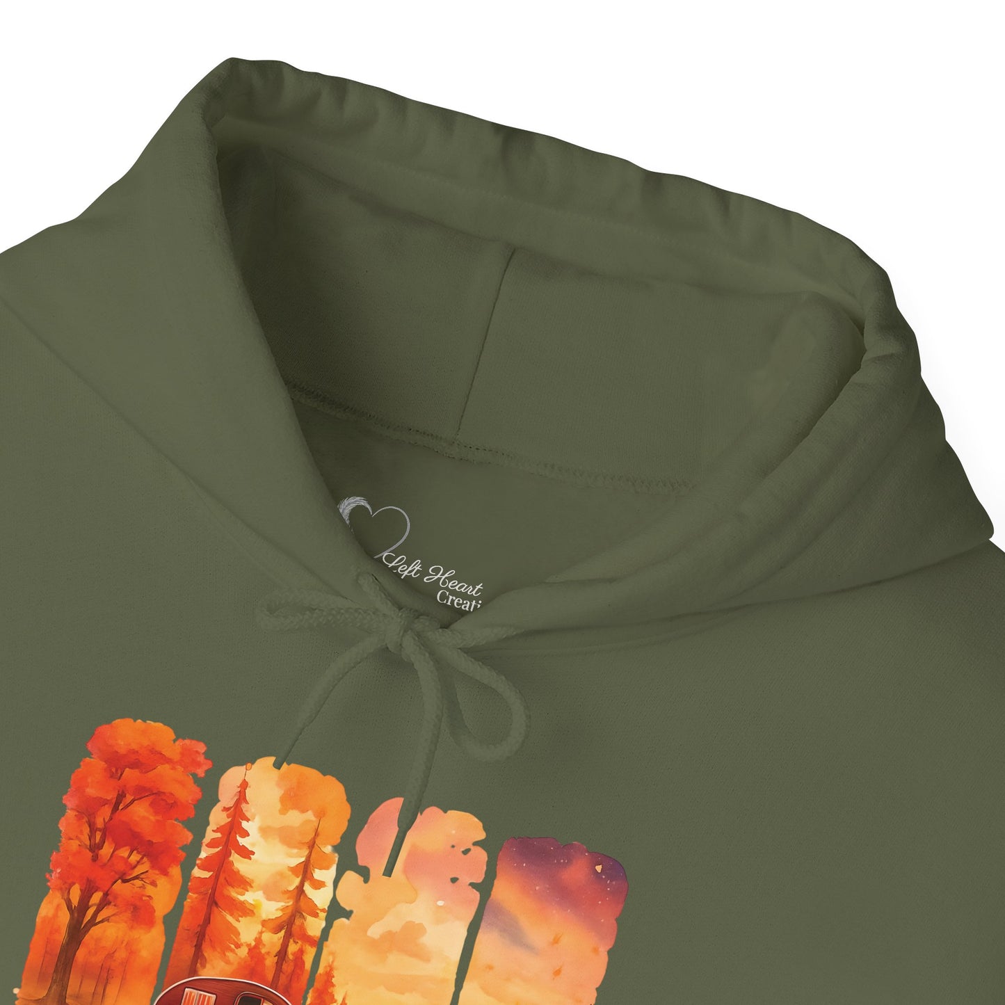 Camping Life Hoodie | Golden Hours Camp Showers | Outdoor Adventure Sweatshirt
