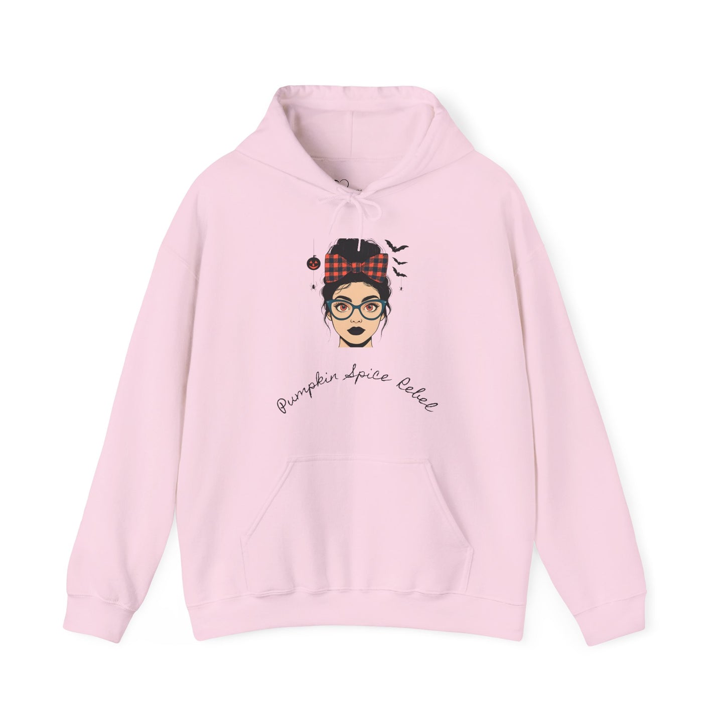 Pumpkin Spice Rebel Script Hoodie - Edgy Modern Witch Halloween Fashion