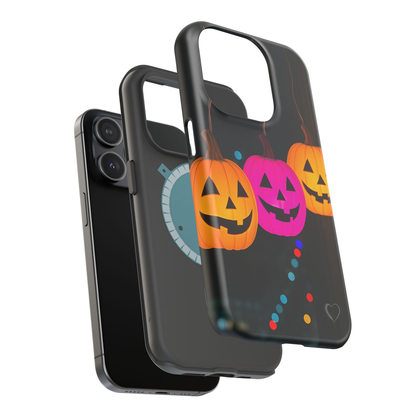 Pumpkin Party Lights MagSafe Phone Case - Festive Halloween iPhone Protection