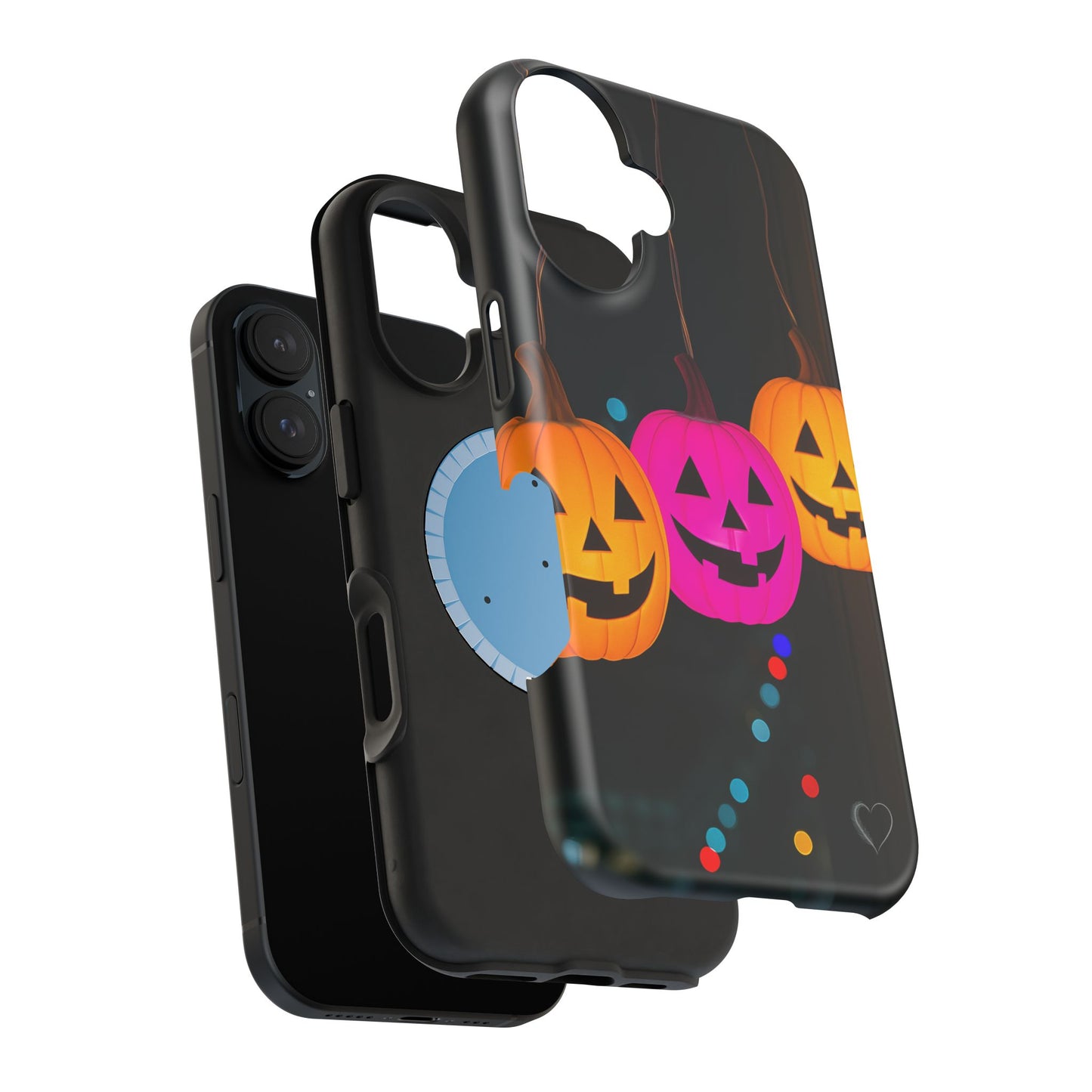 Pumpkin Party Lights MagSafe Phone Case - Festive Halloween iPhone Protection